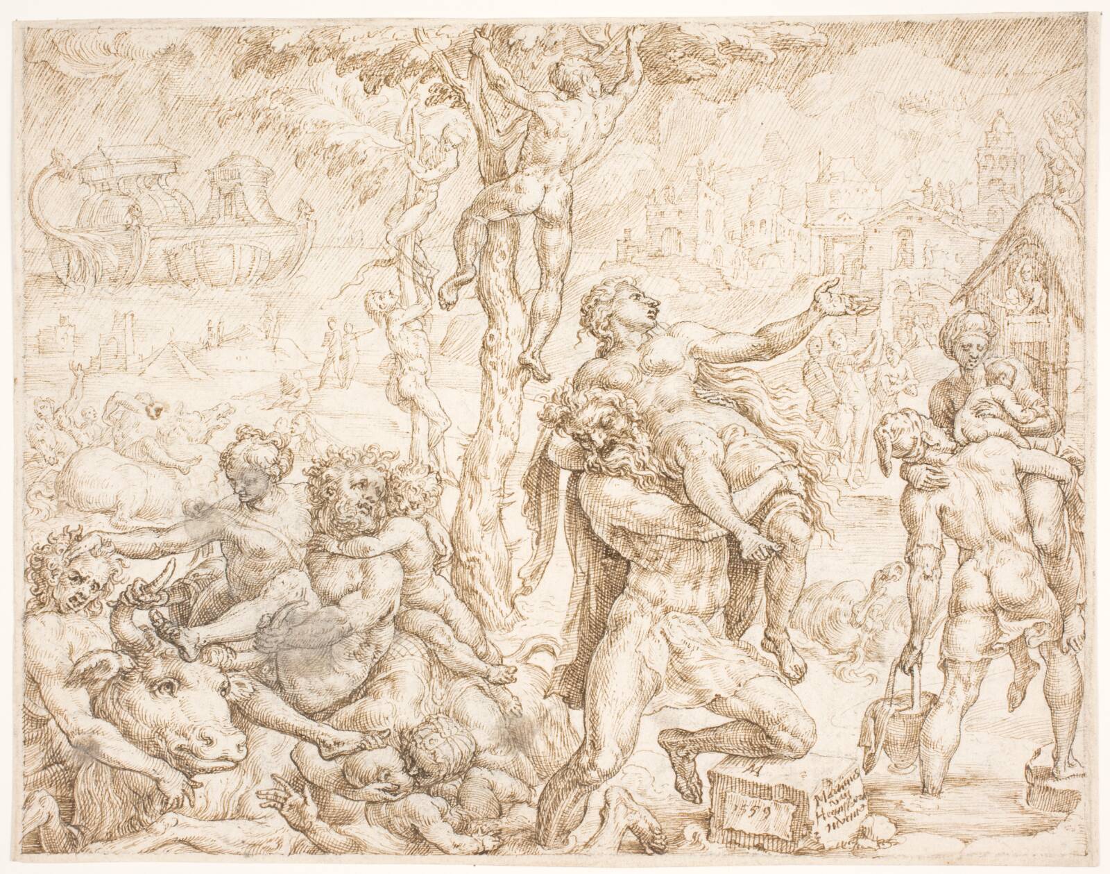 Syndfloden, Maarten van Heemskerck, 1559