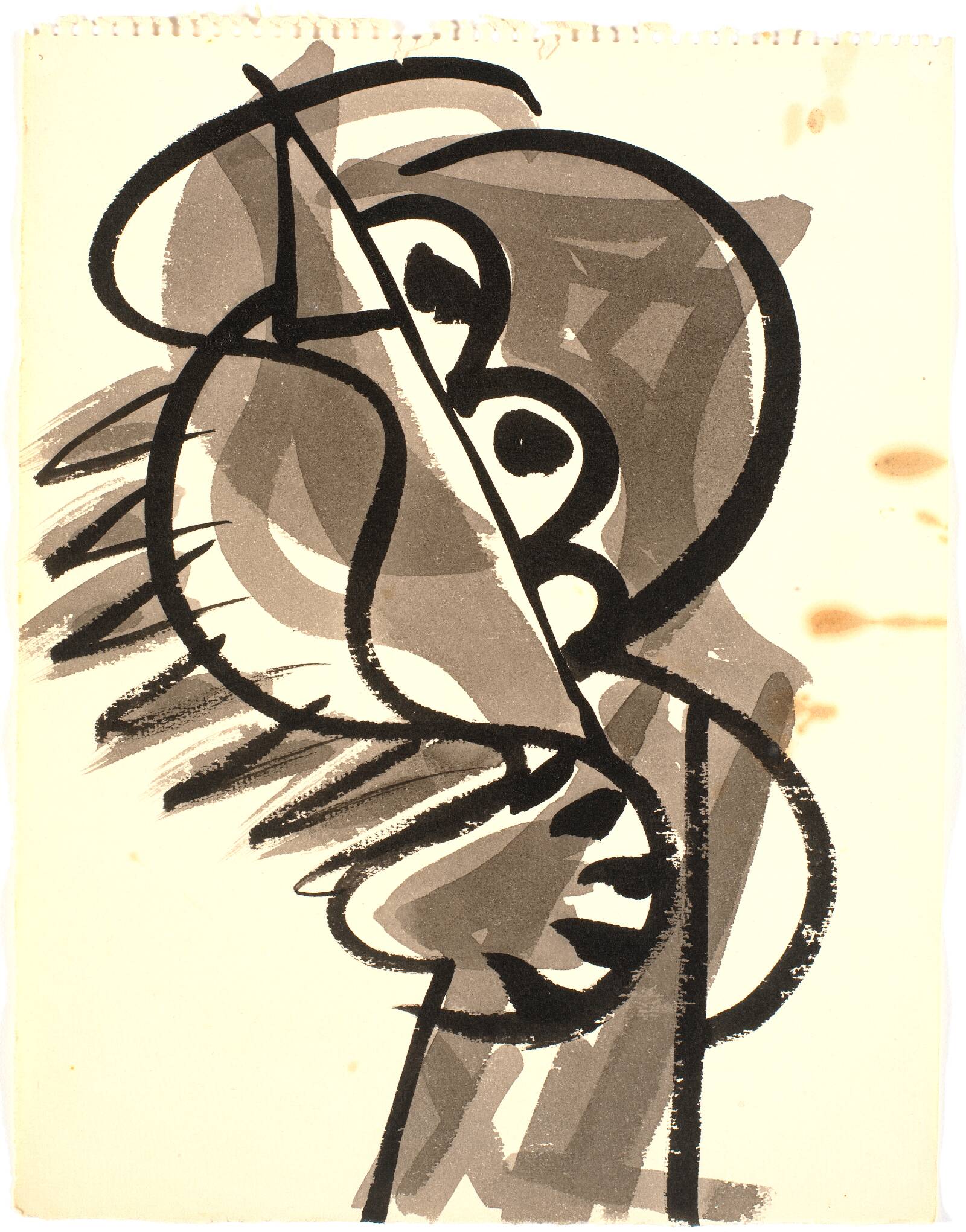 Figuration, Richard Mortensen, 1945-1948