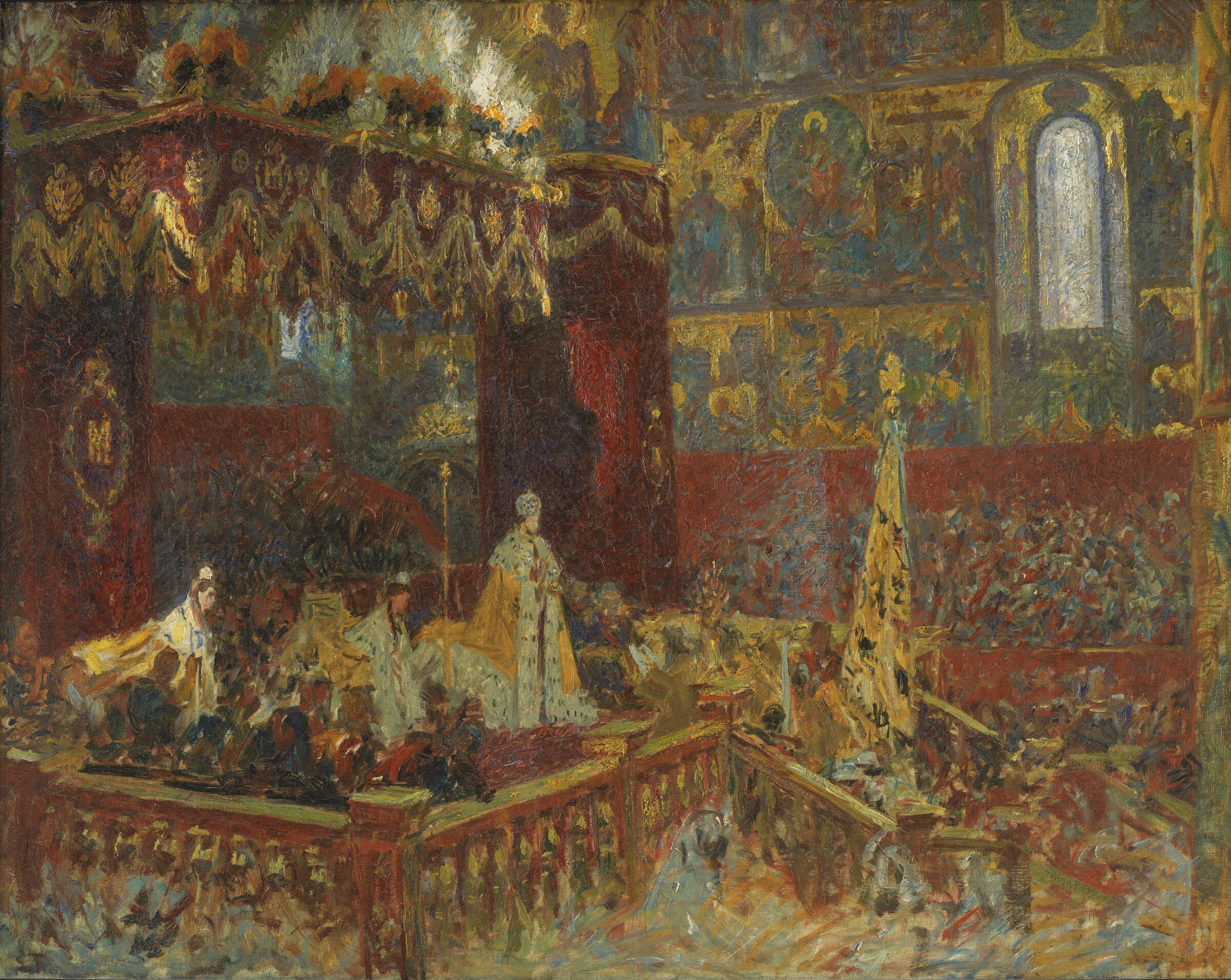 Zar Nikolaj II's kroning i Moskva, Laurits Tuxen, 1896