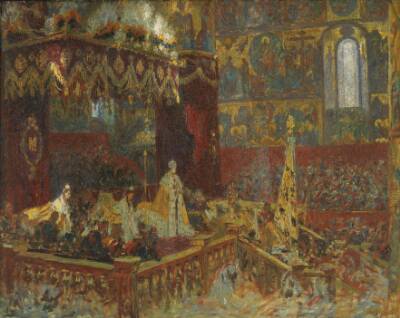 Zar Nikolaj II's kroning i Moskva