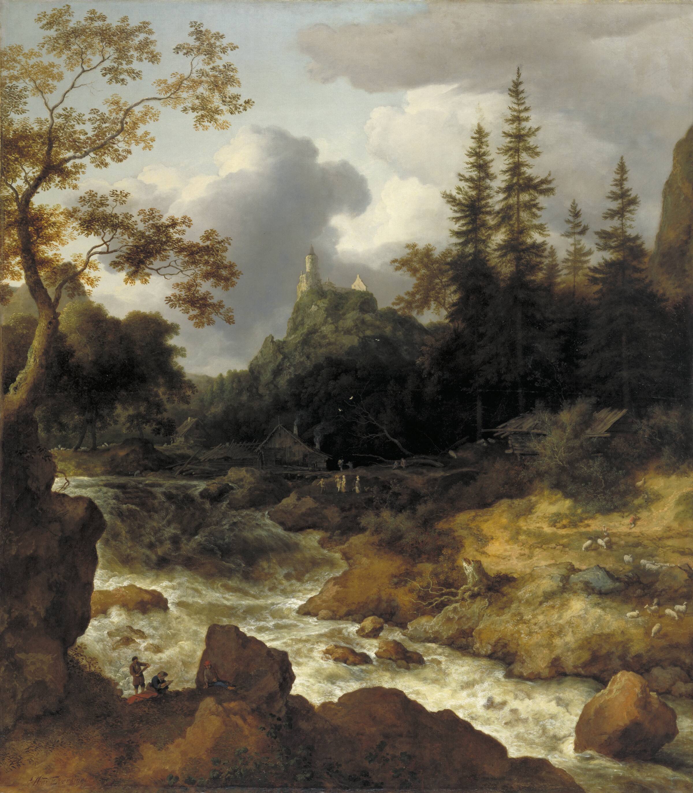 En norsk egn, Allaert van Everdingen, 1644-1675