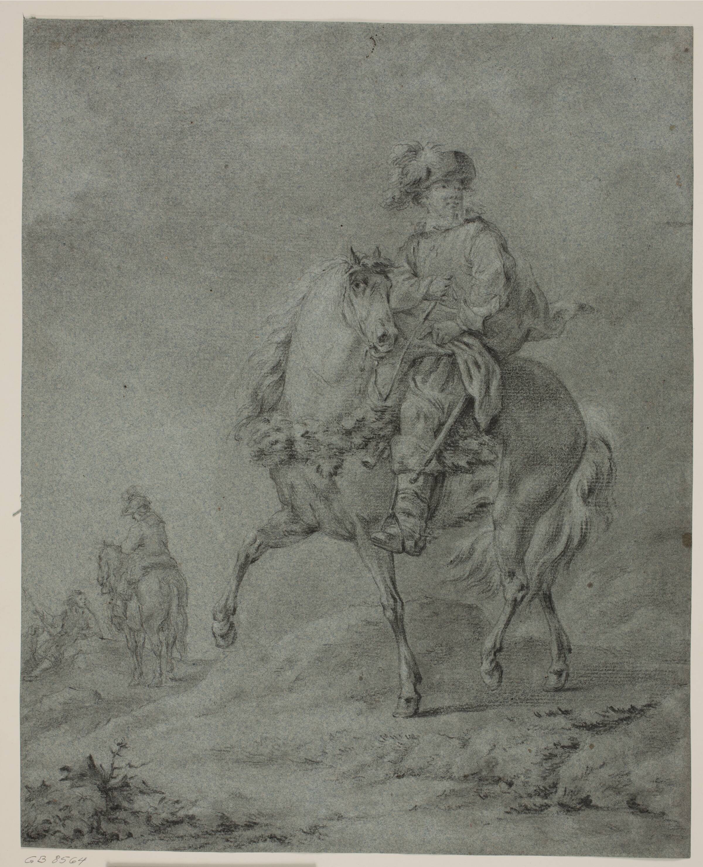 Ryttere i et landskab, Francesco Casanova, 1727-1802