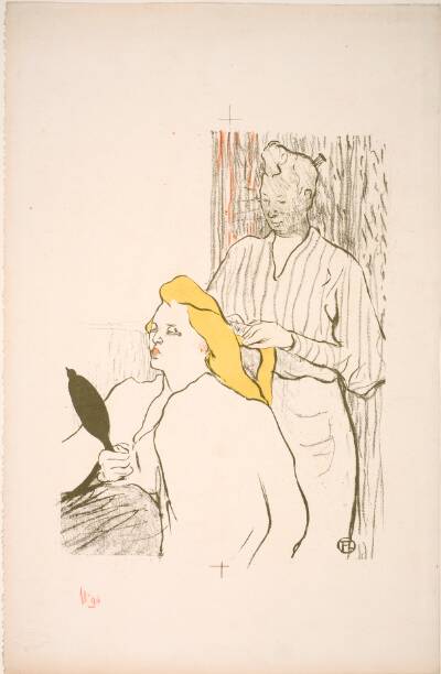 La Coiffure. Programme du Théâtre Libre