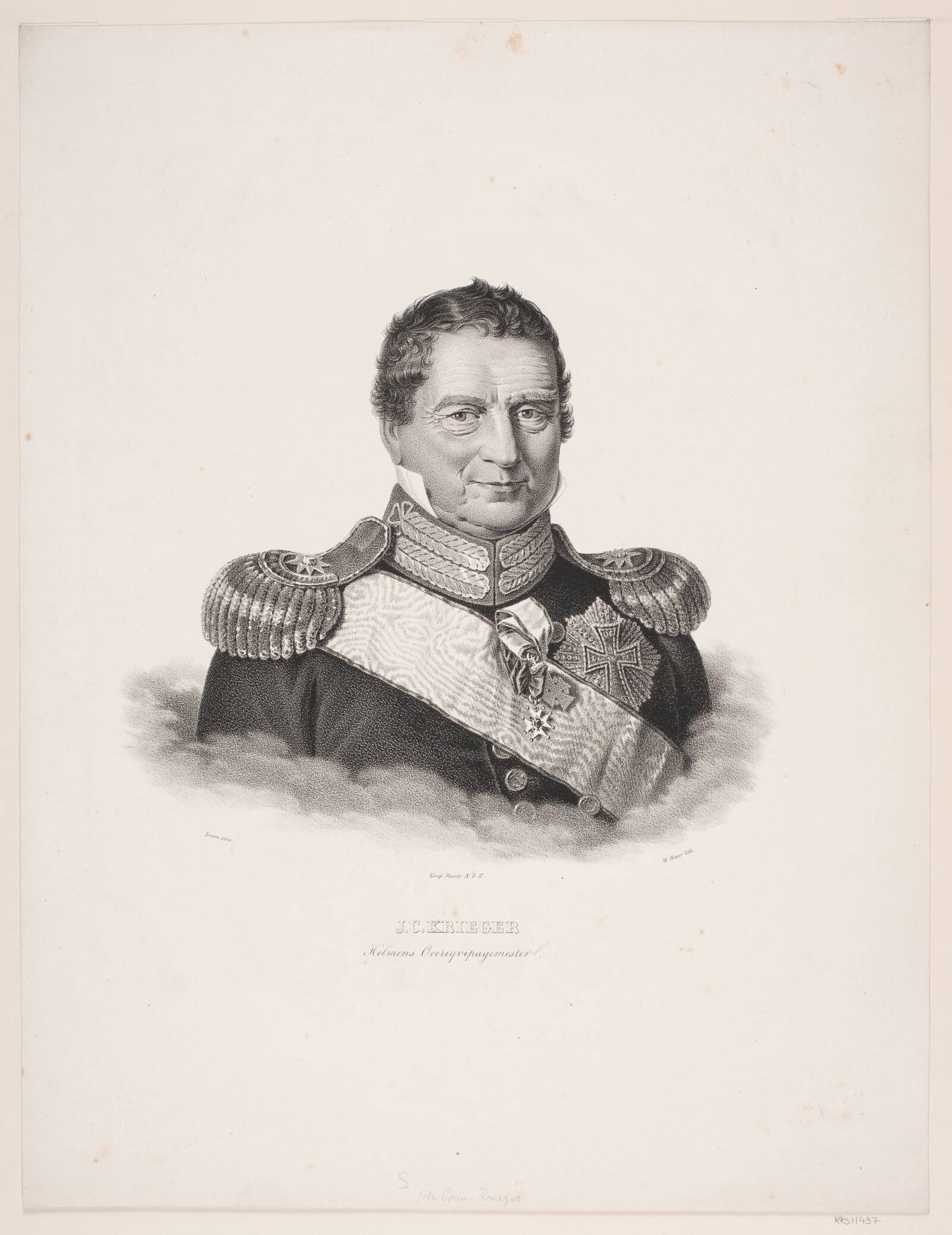 J.C. Krieger, WIlhelm Heuer, 1823-1827