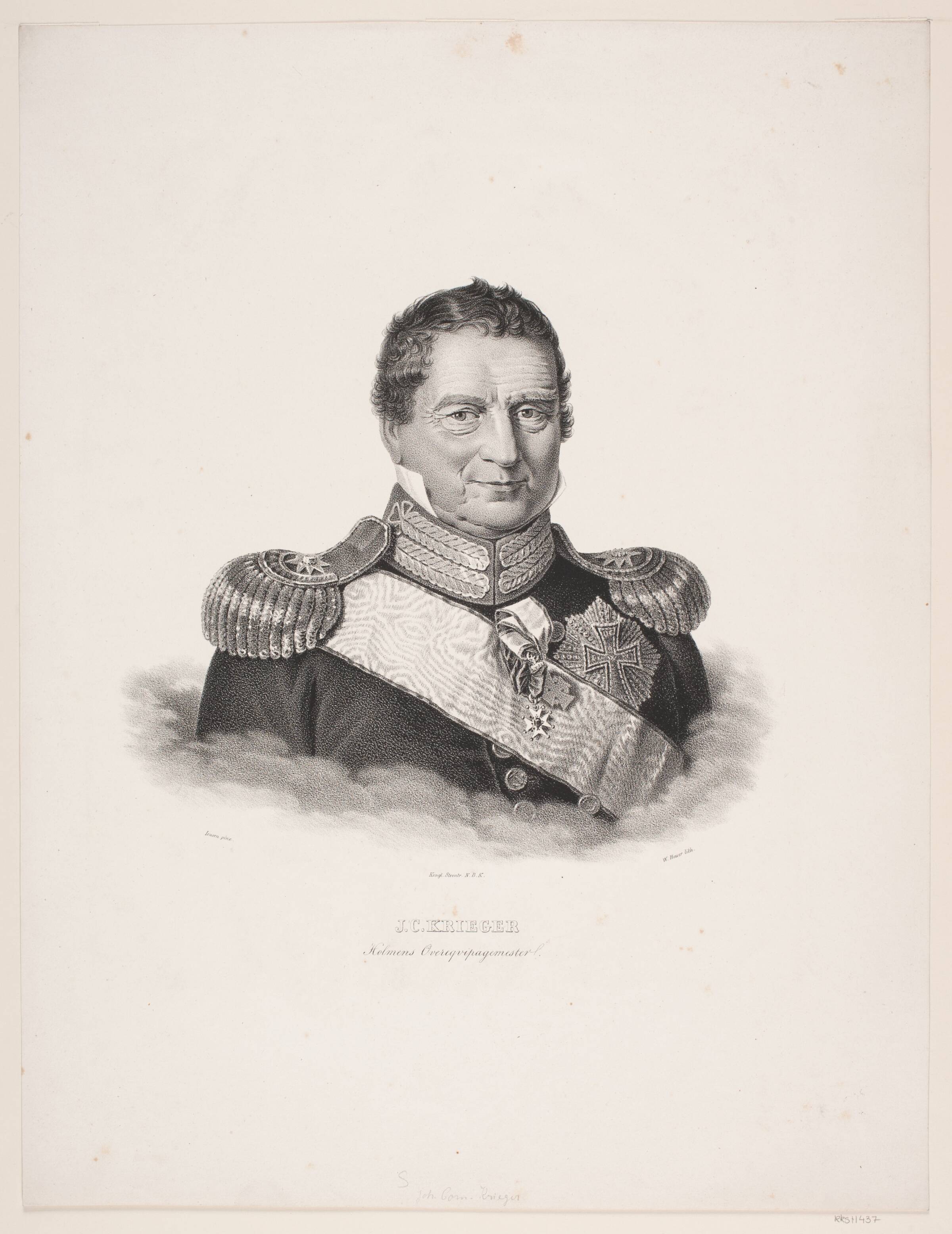 J.C. Krieger, WIlhelm Heuer, 1823-1827