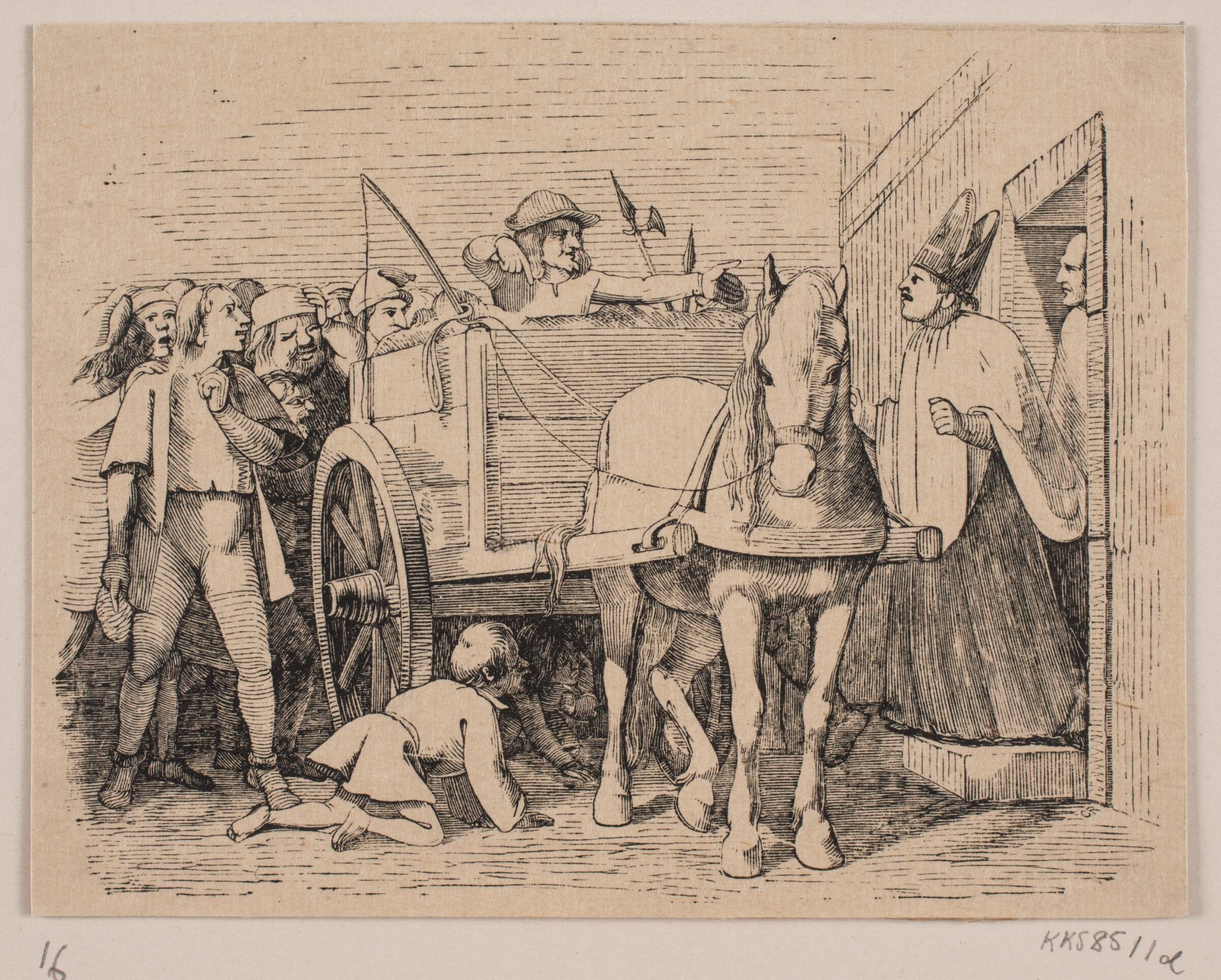 Hvorledes Uglspil fikserede den fromme bisp, Carl Peter Theodor Rothweiler, 1848