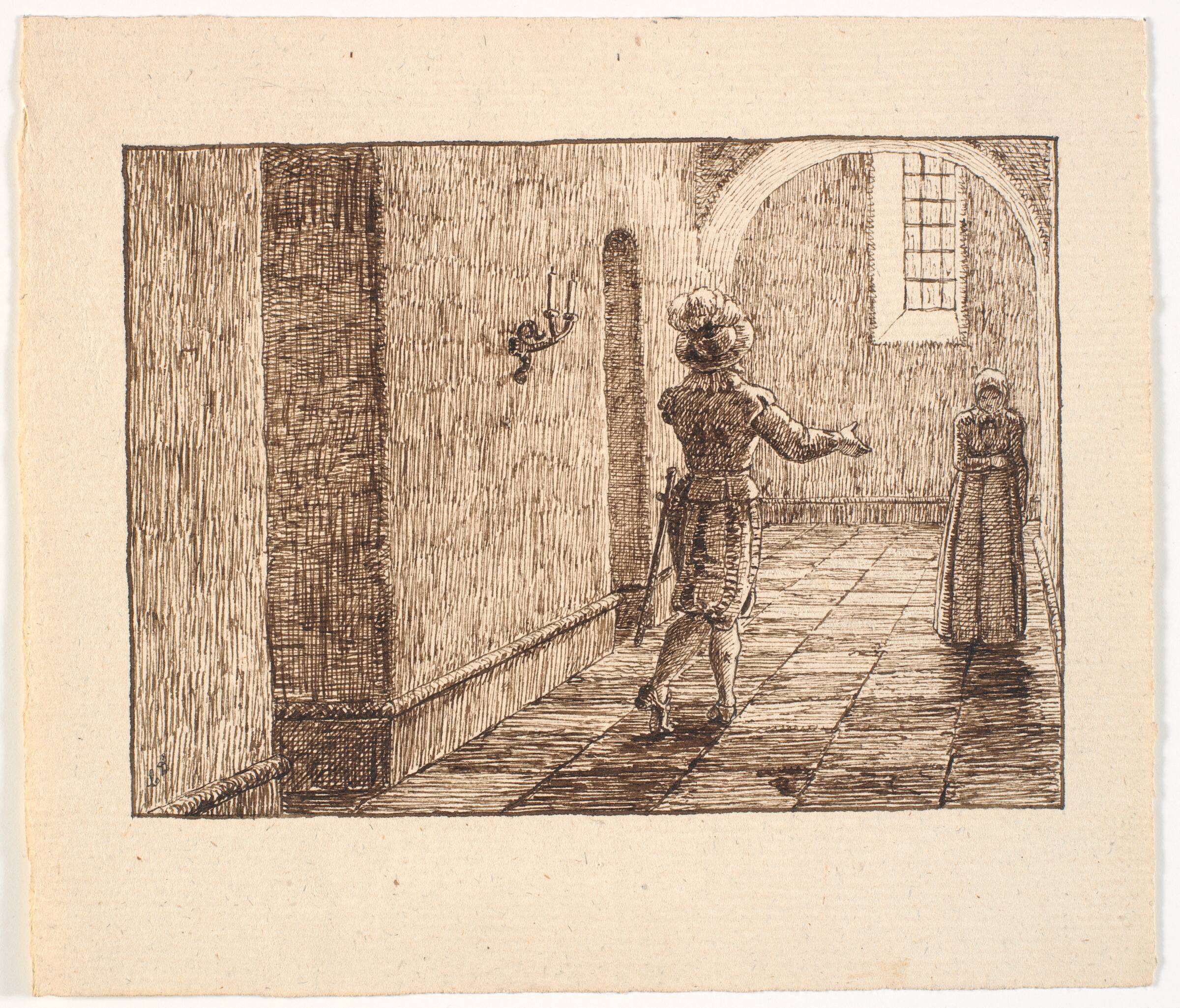 Illustration til St. St. Blicher, De tre Helligaftener, Christen Dalsgaard, 1846
