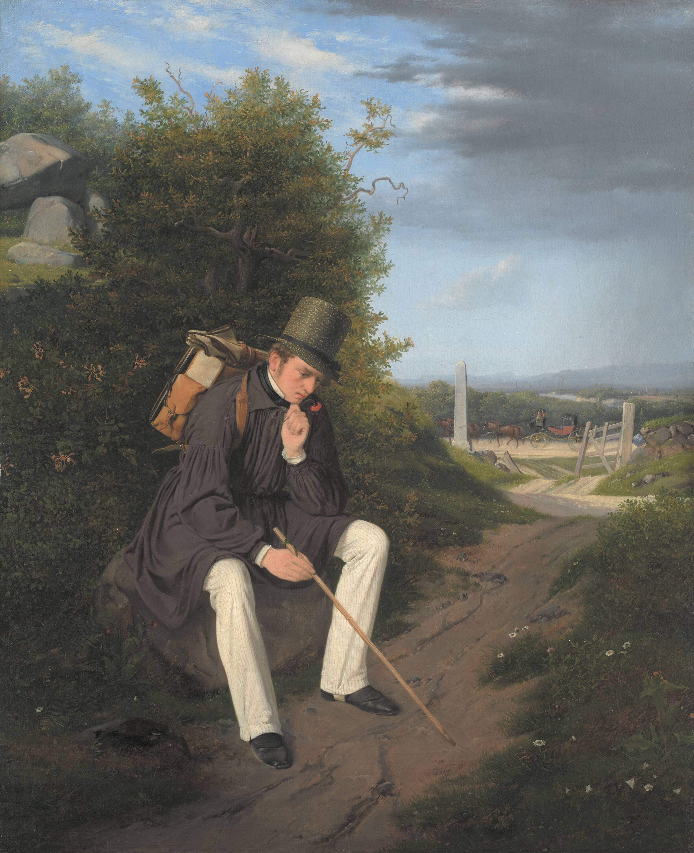 En kunstner på vandring, Jørgen Roed, 1832