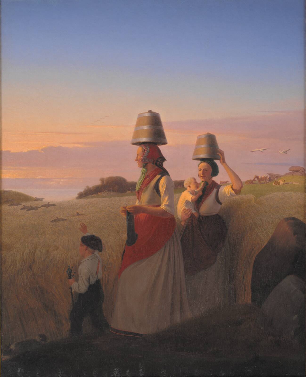 Rural Scene, by Jørgen V. Sonne, 1848
