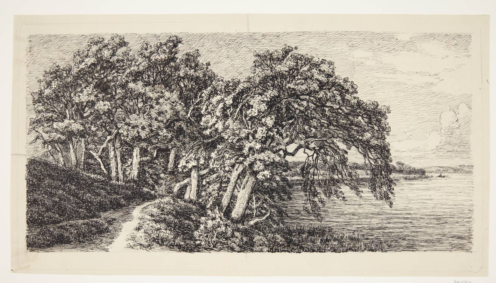 Gamle ege ved Hald sø, Louise Ravn-Hansen, 1903