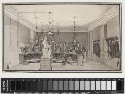 Aftentime på Kunstakademiets gipsskole