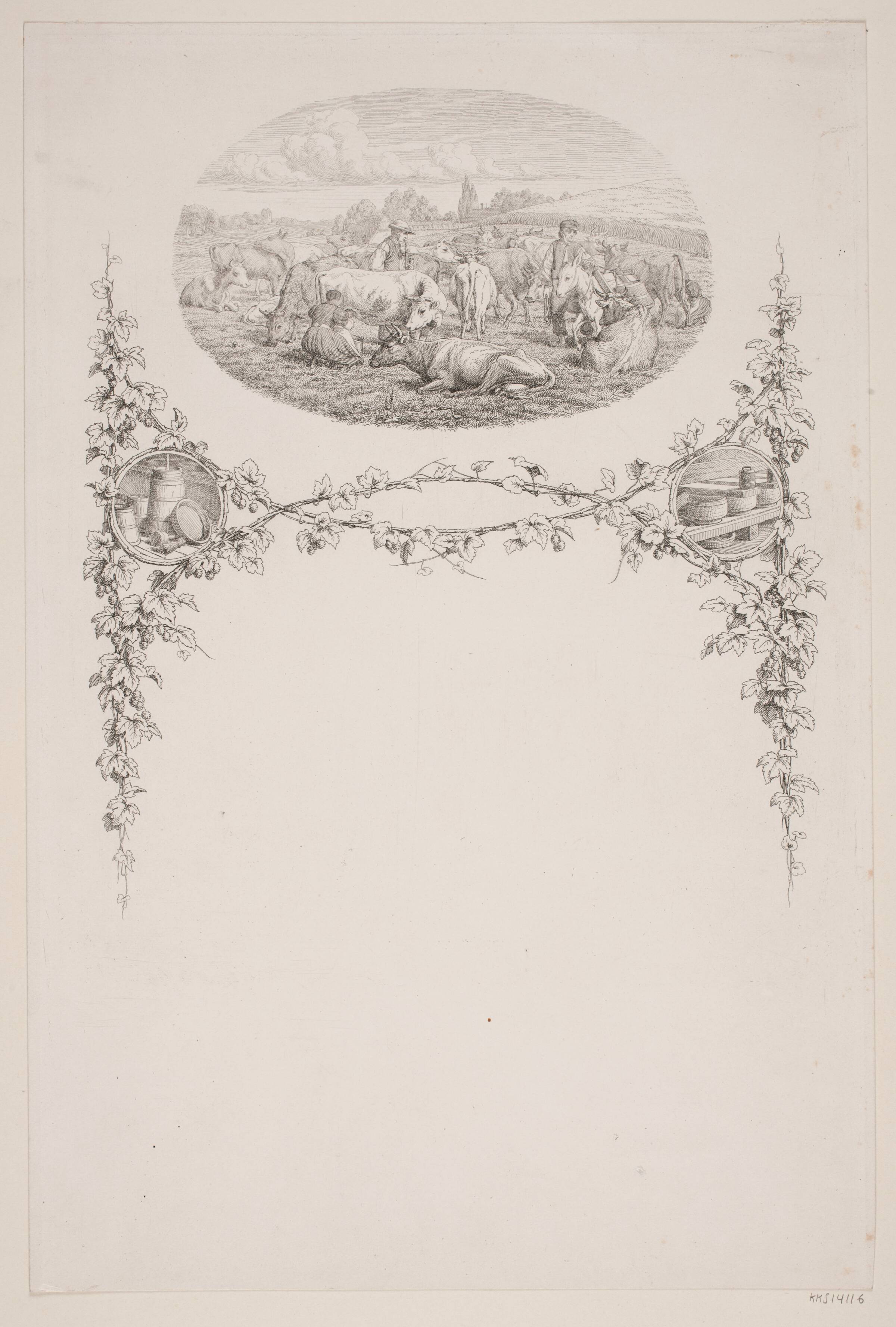 Udkast til Det Kongelige Landhusholdningsselskabs diplom, Jørgen V. Sonne, 1801-1890