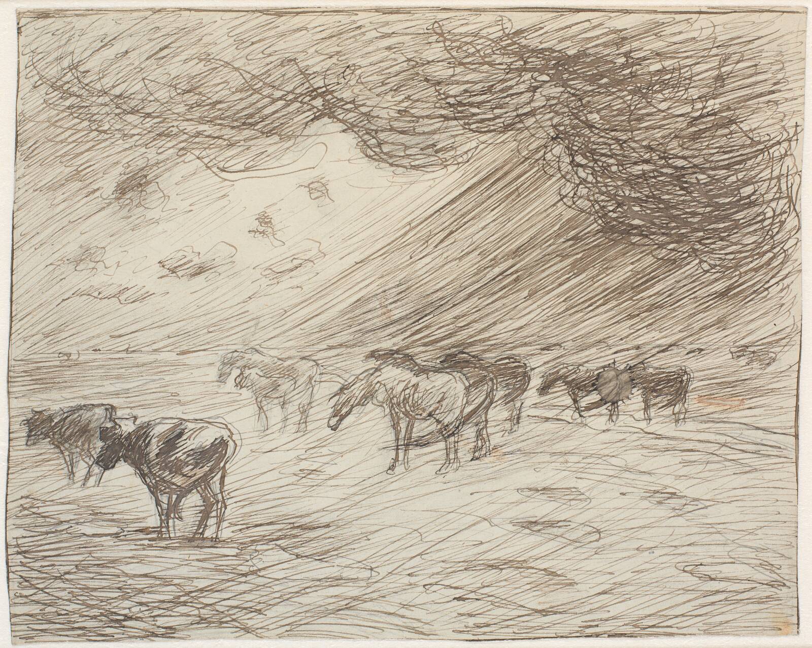 En byge, Theodor Philipsen, 1890