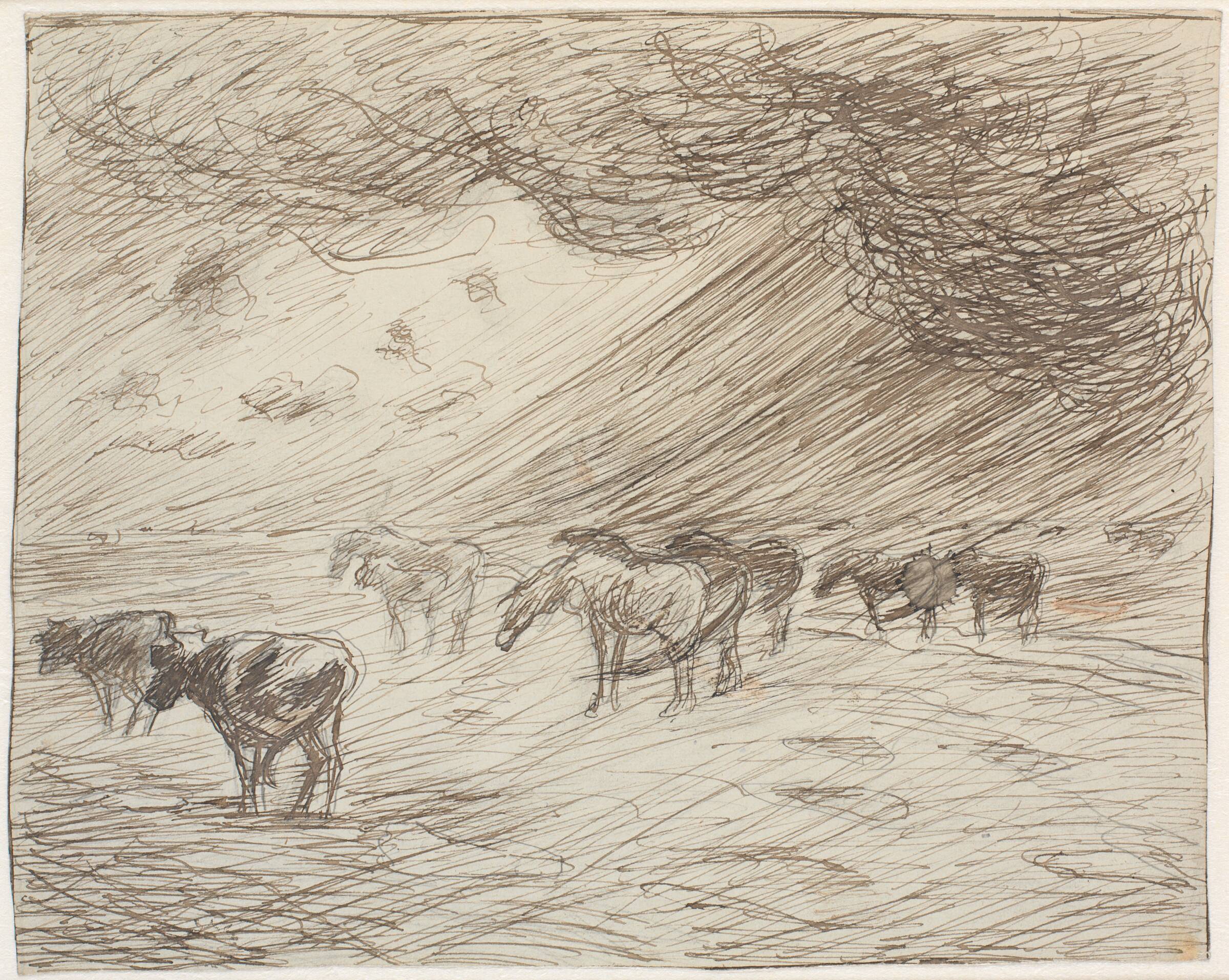 En byge, Theodor Philipsen, 1890