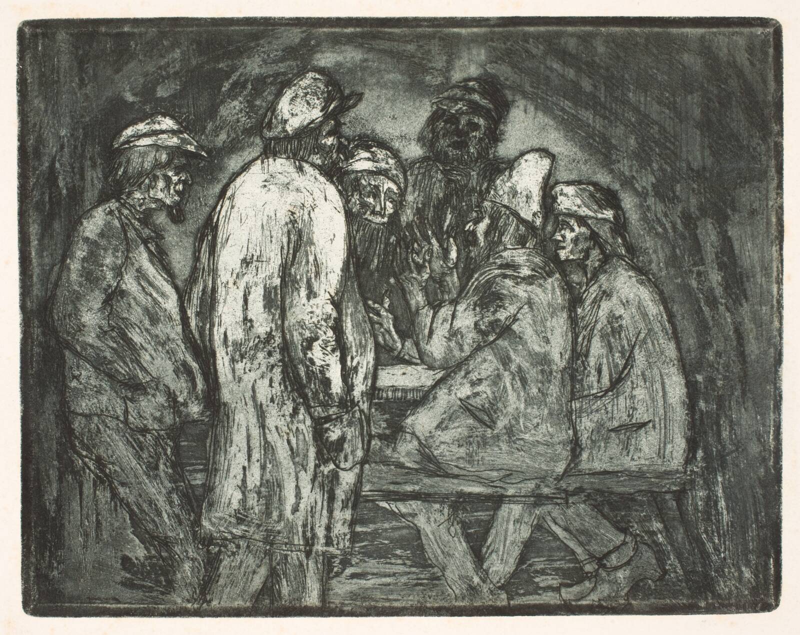 Tischgesellschaft, Emil Nolde, 1906