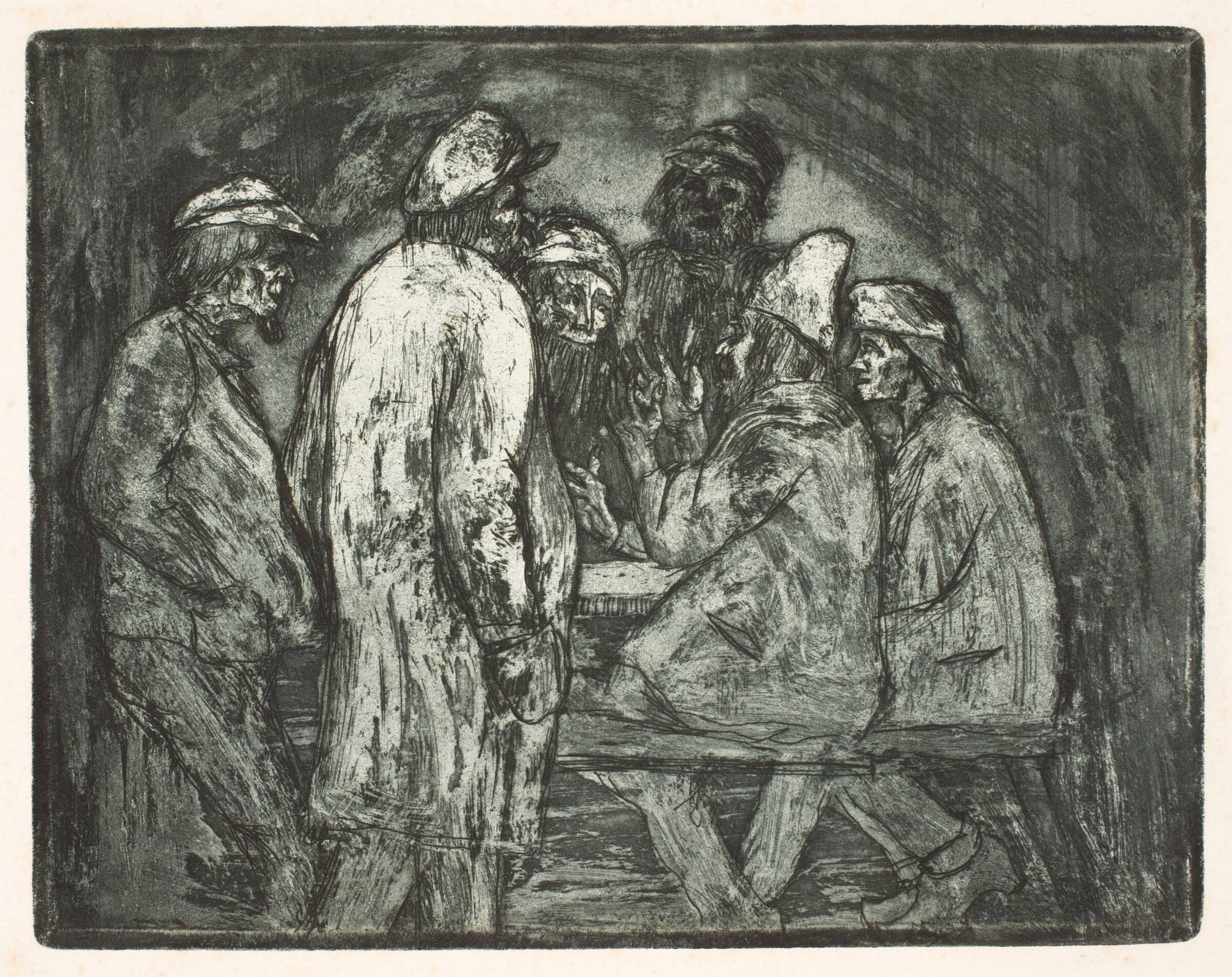 Tischgesellschaft, Emil Nolde, 1906