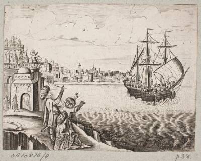 Illustration til Adam Olearius, “Persianischer Rosenthal von einem Sinnreichen Poeten Schich Saadi […]”, Schleswig 1660