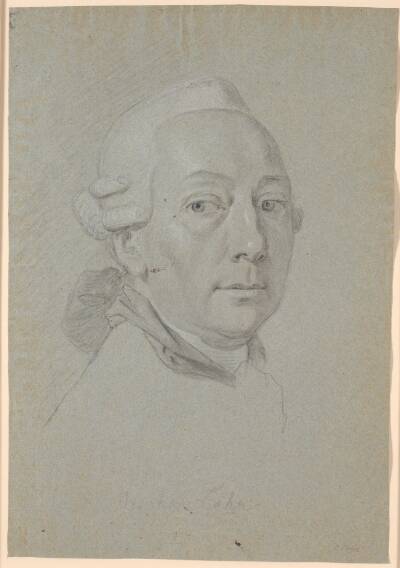 Studie til portrættet af Poul Abraham Lehn