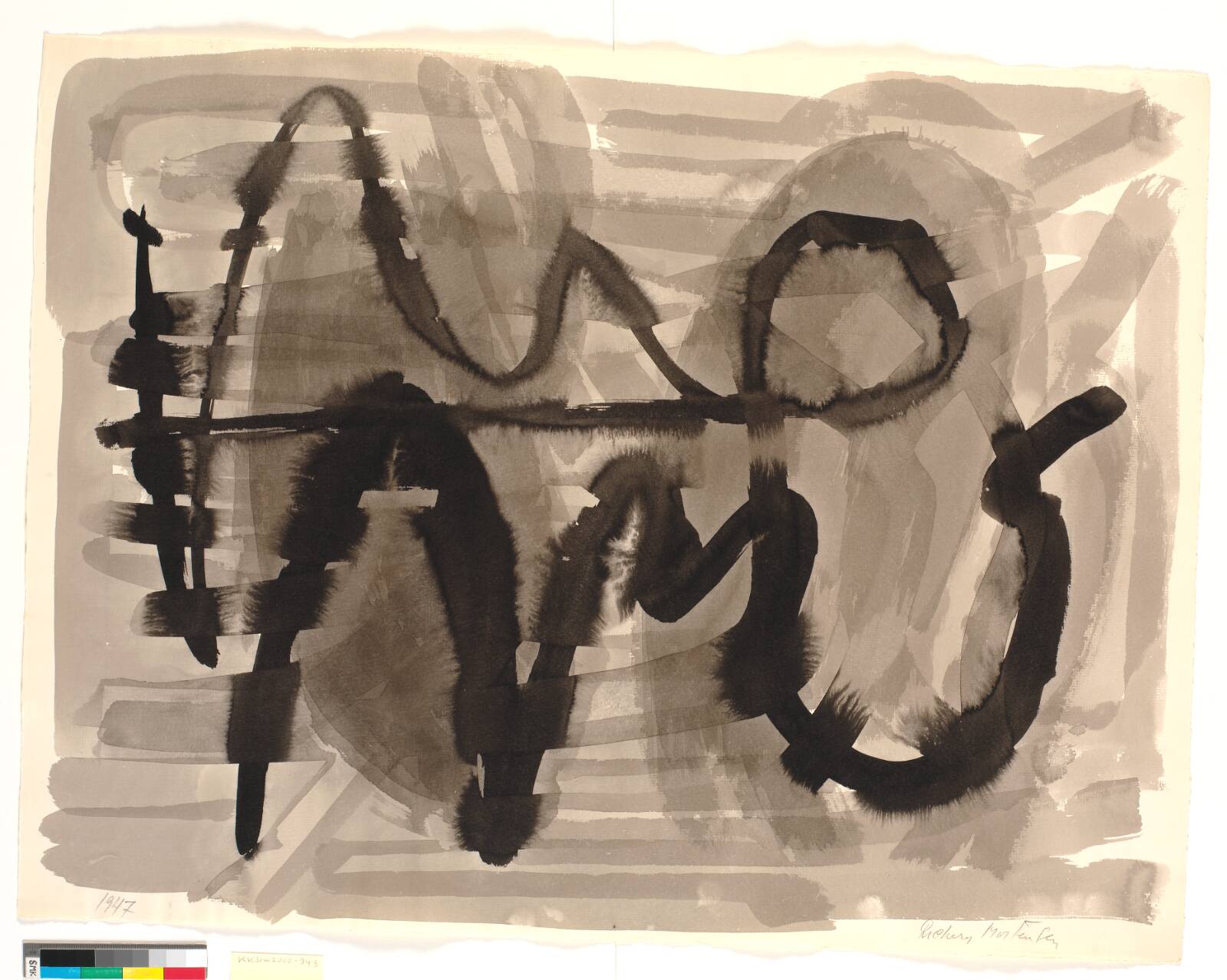 Uden titel, Richard Mortensen, 1947-1949