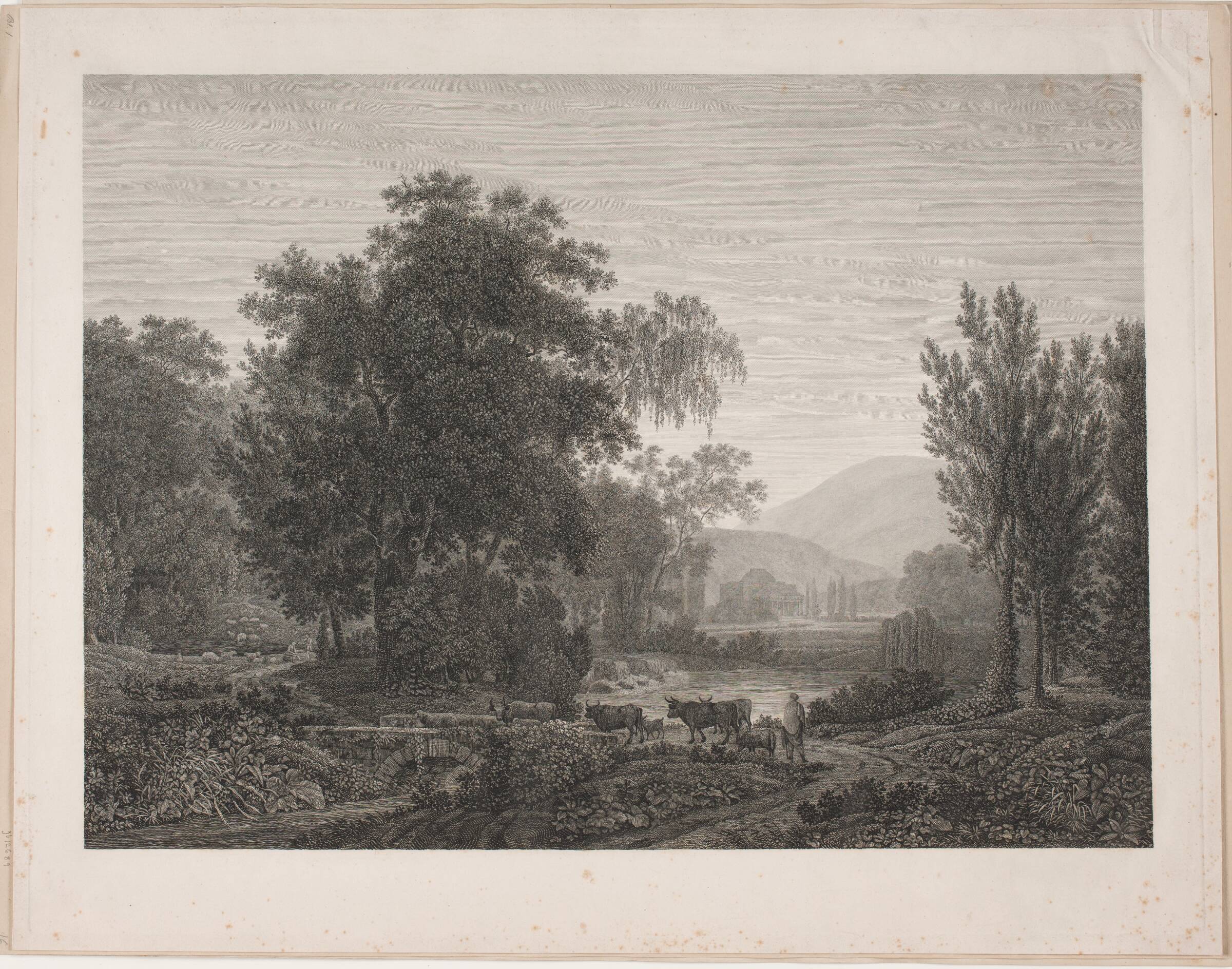 Le Matin des Bergers, Søren Henrik Petersen, 1825