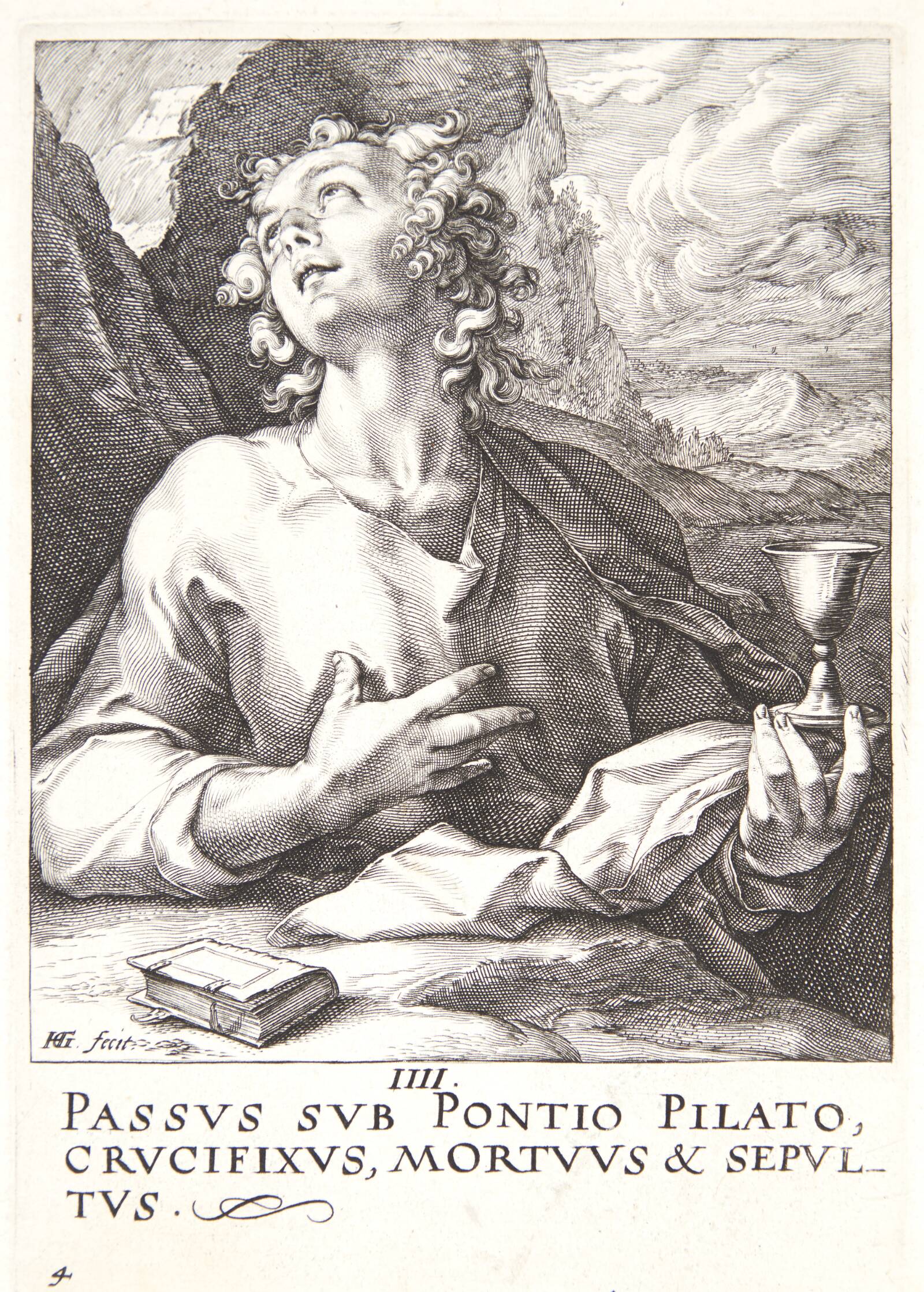 Apostlen Johannes, Hendrick Goltzius, 1589