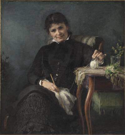 Anna Seekamp. Kunstnerens søster