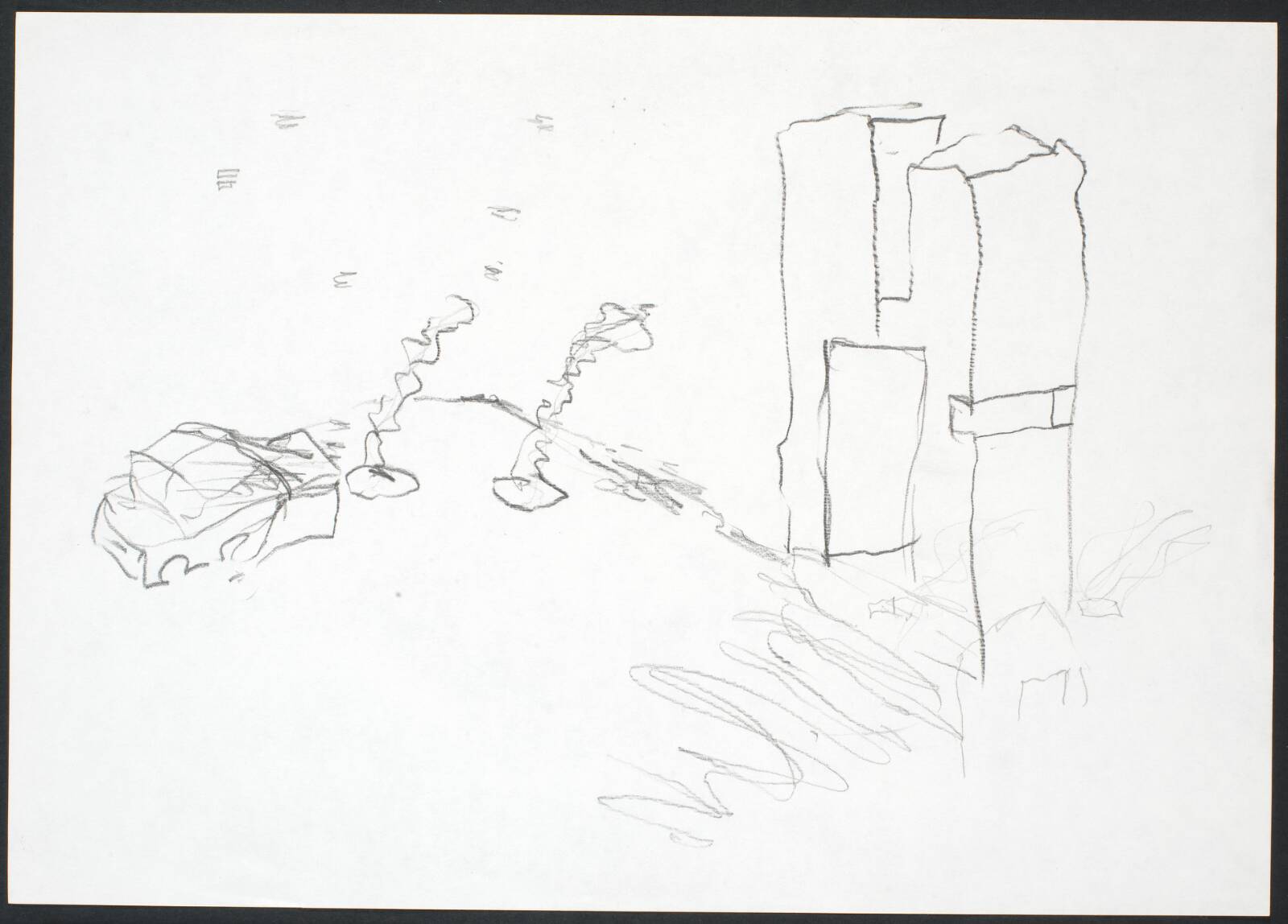 Tegning. New York, Lone Høyer Hansen, 1984