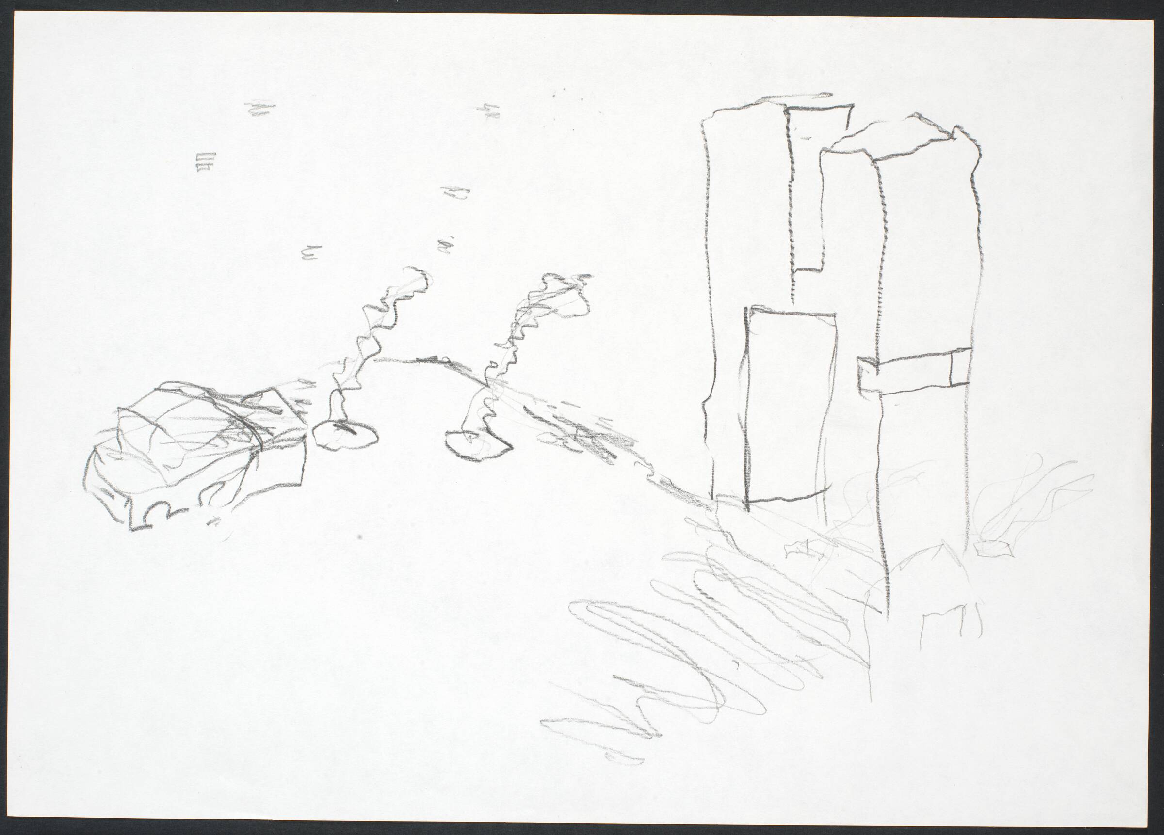 Tegning. New York, Lone Høyer Hansen, 1984