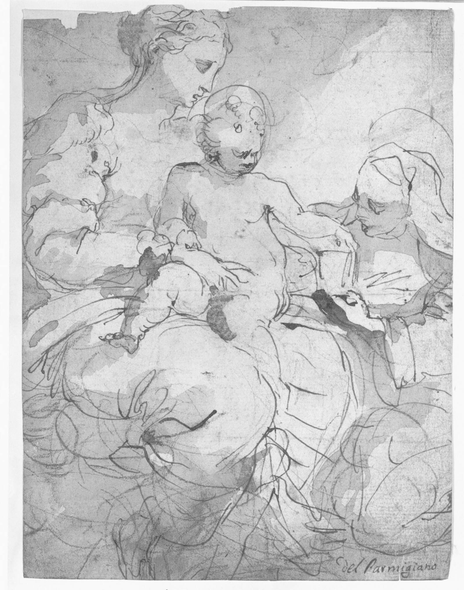 Den hellige Kathrines bryllup, Valerio Castello, 1624-1659
