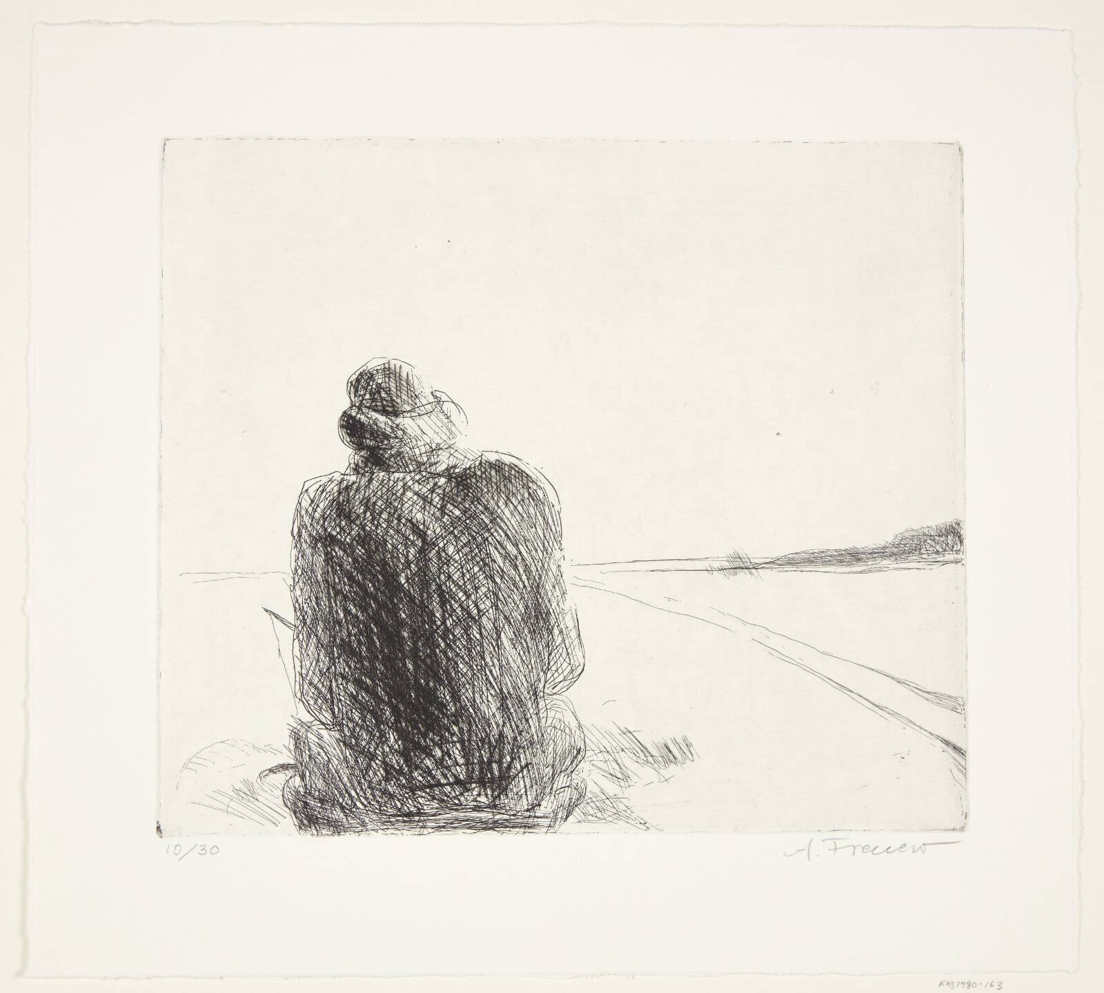 "Vinterdag på Mälaren", Agneta Freccero, 1970-1980