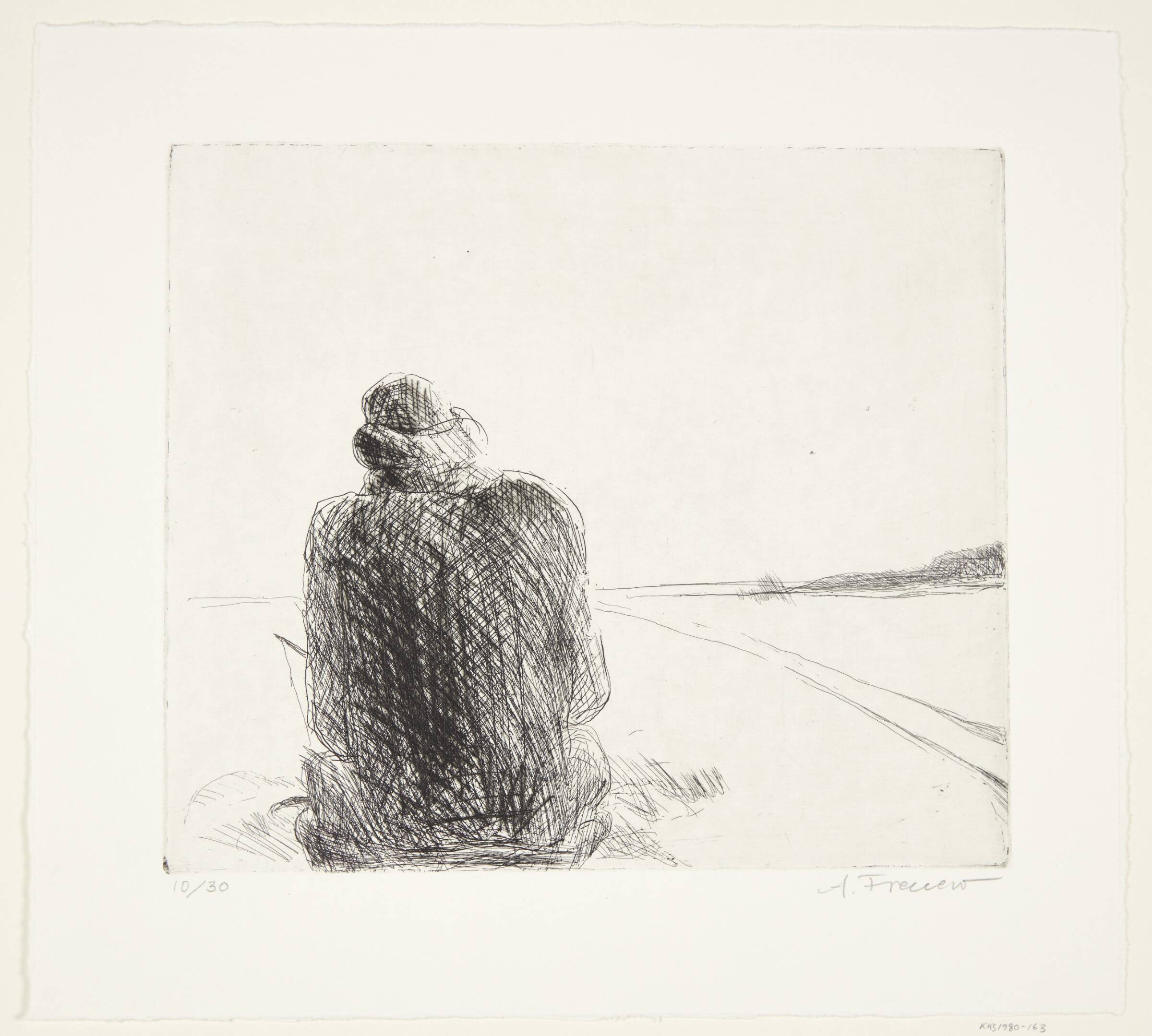 "Vinterdag på Mälaren", Agneta Freccero, 1970-1980