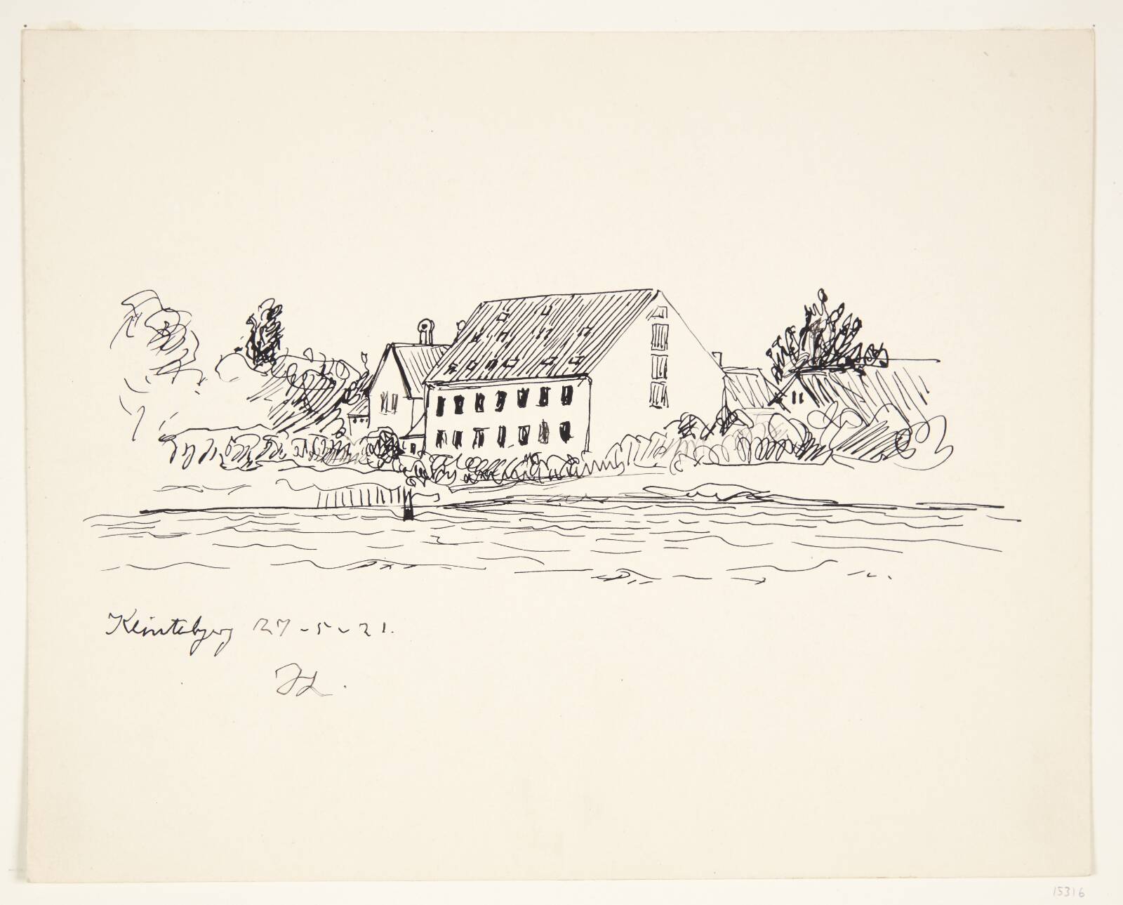 "Klintebjerg", Johannes Larsen, 1921