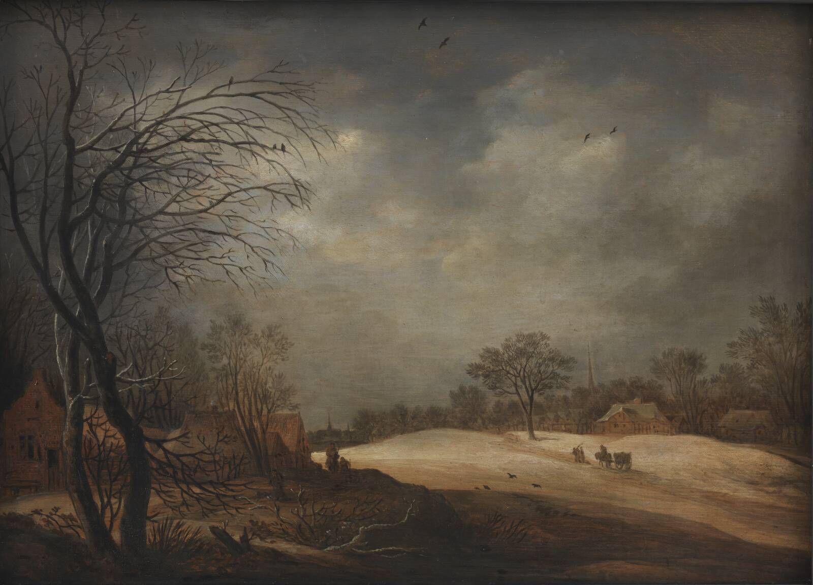 Vinterlandskab, Frans de Momper, 1648-1651