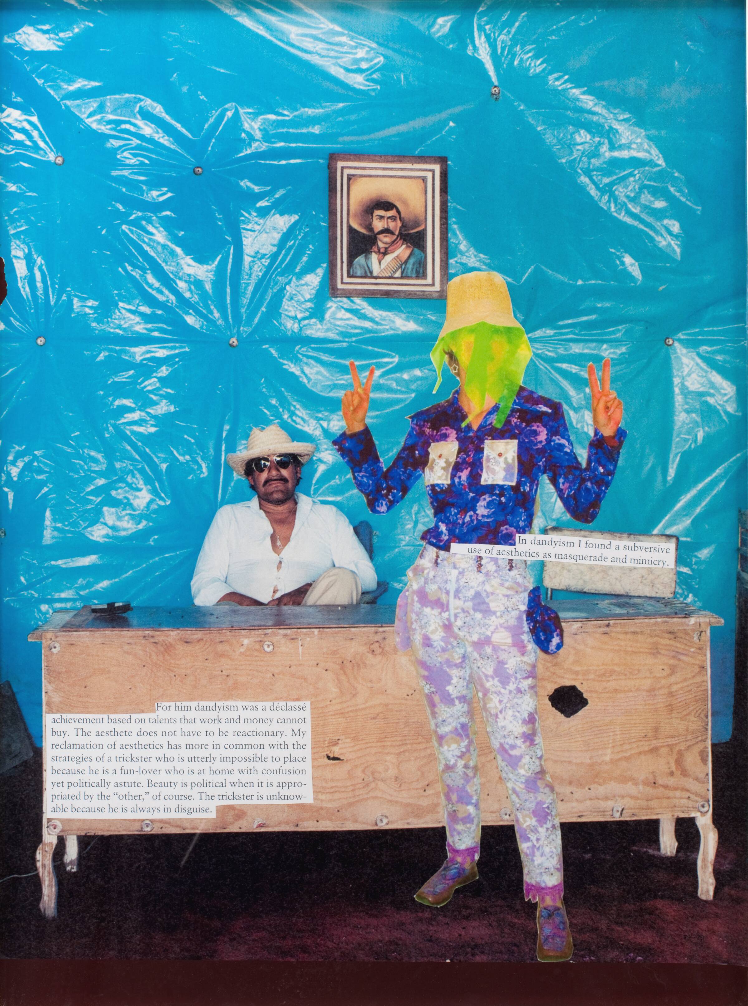 The rich visit the poor and the poor visit the rich, Elke Krystufek, 2004