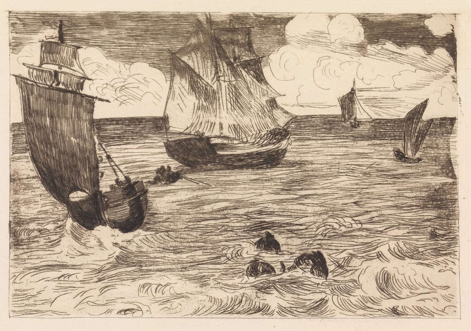 Marine, Édouard Manet, 1865-1866