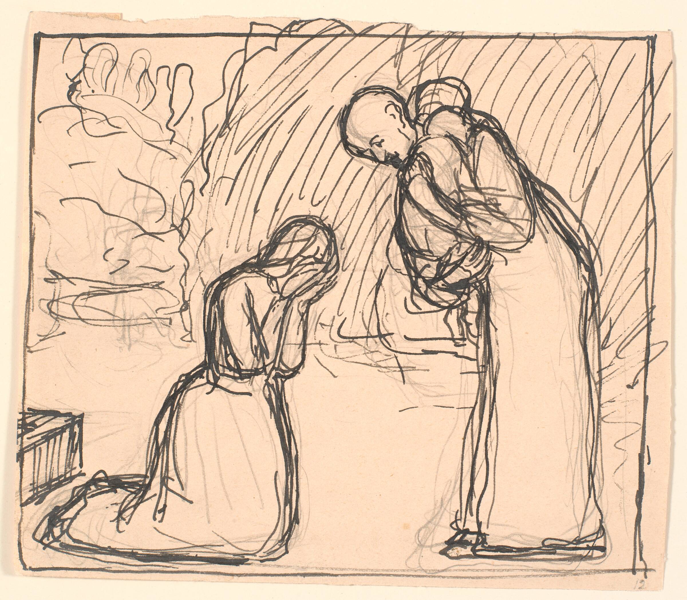 Hvilken af dem er Ulykkens Blomst..., Fritz Syberg, 1901
