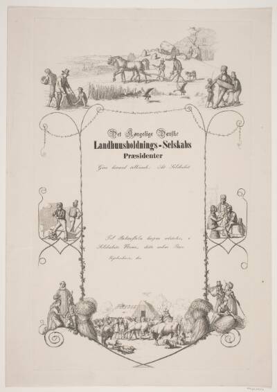 Det Kongelige Landhusholdningsselskabs diplom