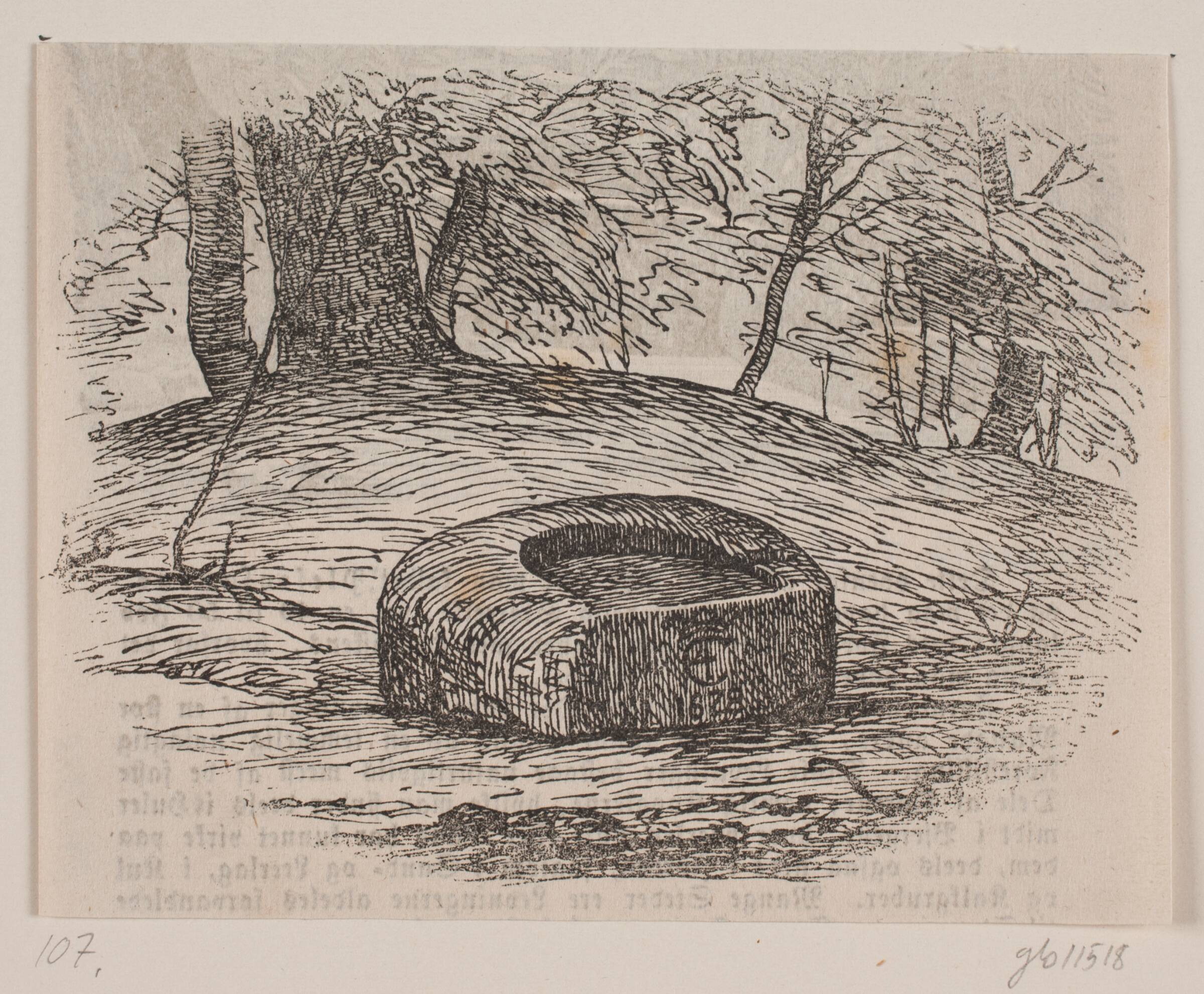 Christian IV's sten i Frederiksborg, Carl Peter Theodor Rothweiler, 1841