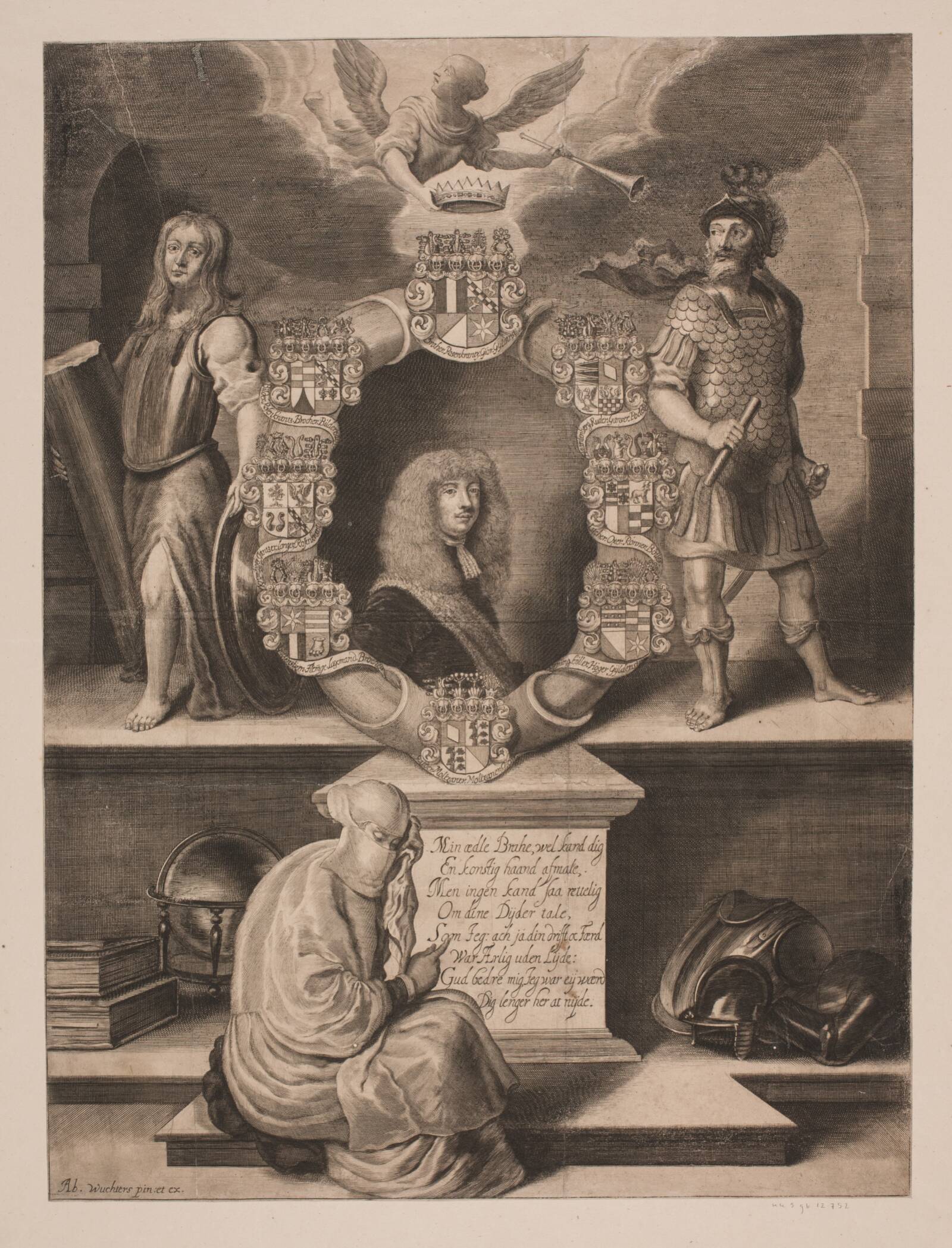 Mandrup Brahe, Hubert Schaten, 1670-1679