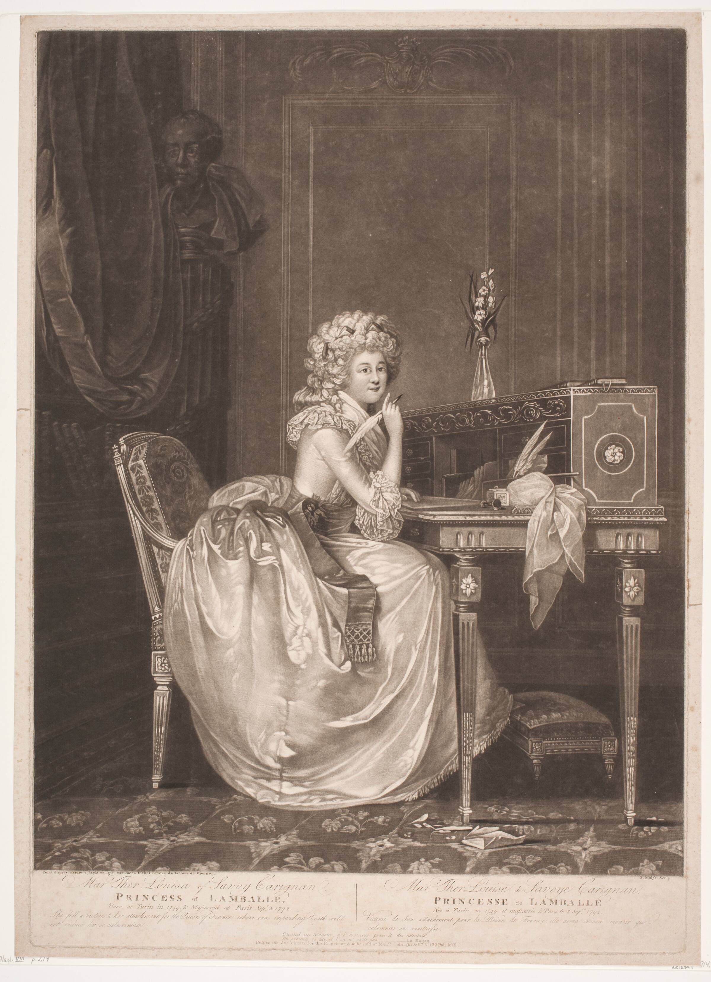 Marie Louise af Savoy, Simon Malgoc, 1700-1799