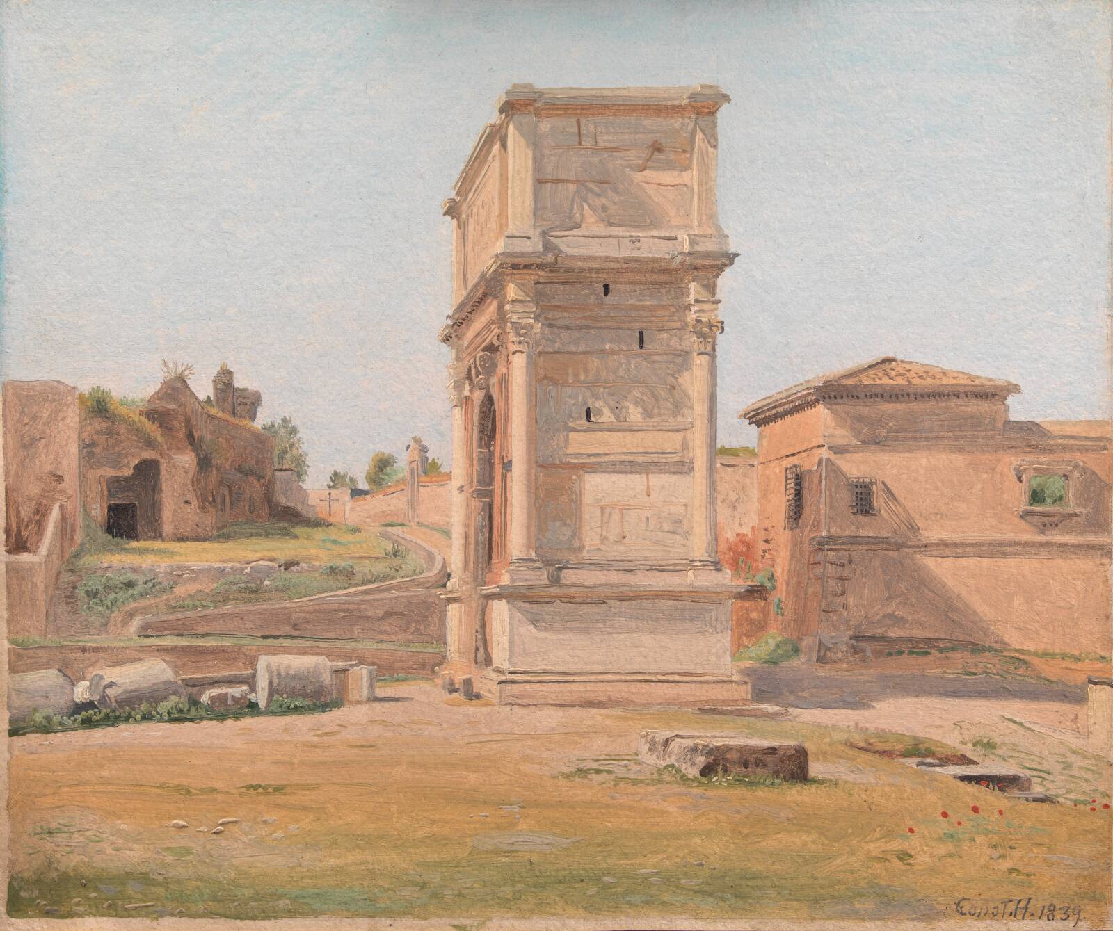 Titusbuen i Rom, Constantin Hansen, 1839
