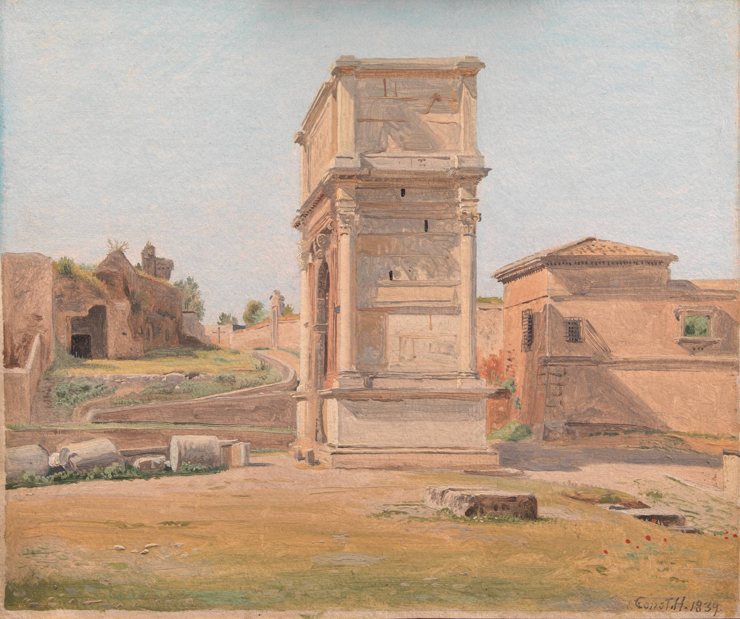 Titusbuen i Rom, Constantin Hansen, 1839