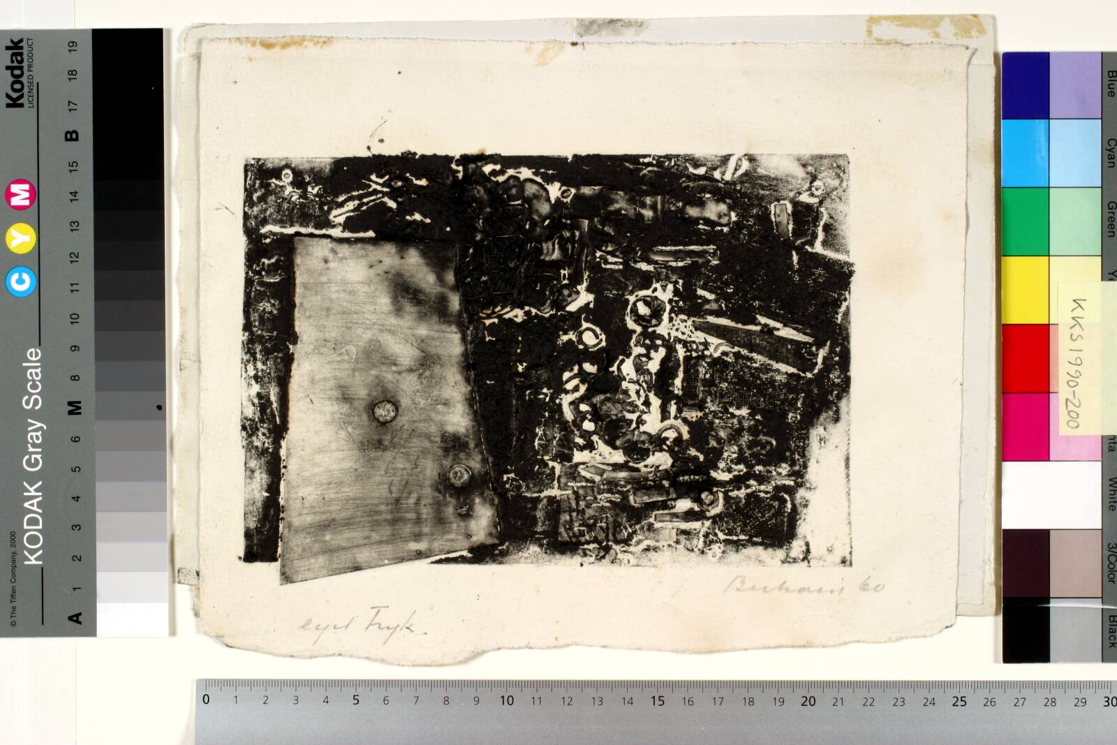 Reliefttryk, Helge Bertram, 1960