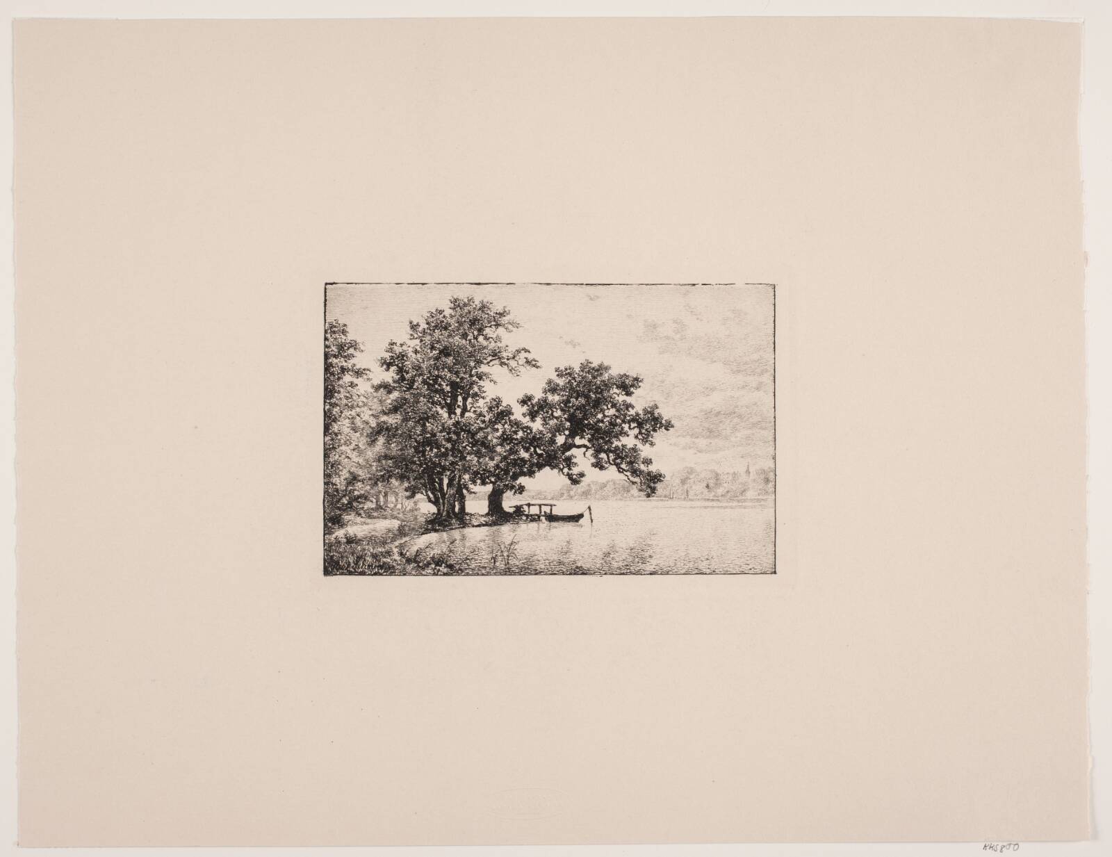 Aften ved Sorø, Axel Schovelin, 1891