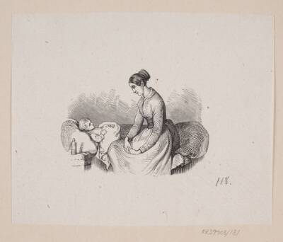 Illustration til "Historien om en Moder" i H.C. Andersen, "Eventyr og Historier", Bind 2