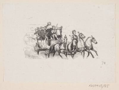 Illustration til "Snedronningen" i H.C. Andersen, "Eventyr og Historier", Bind 1