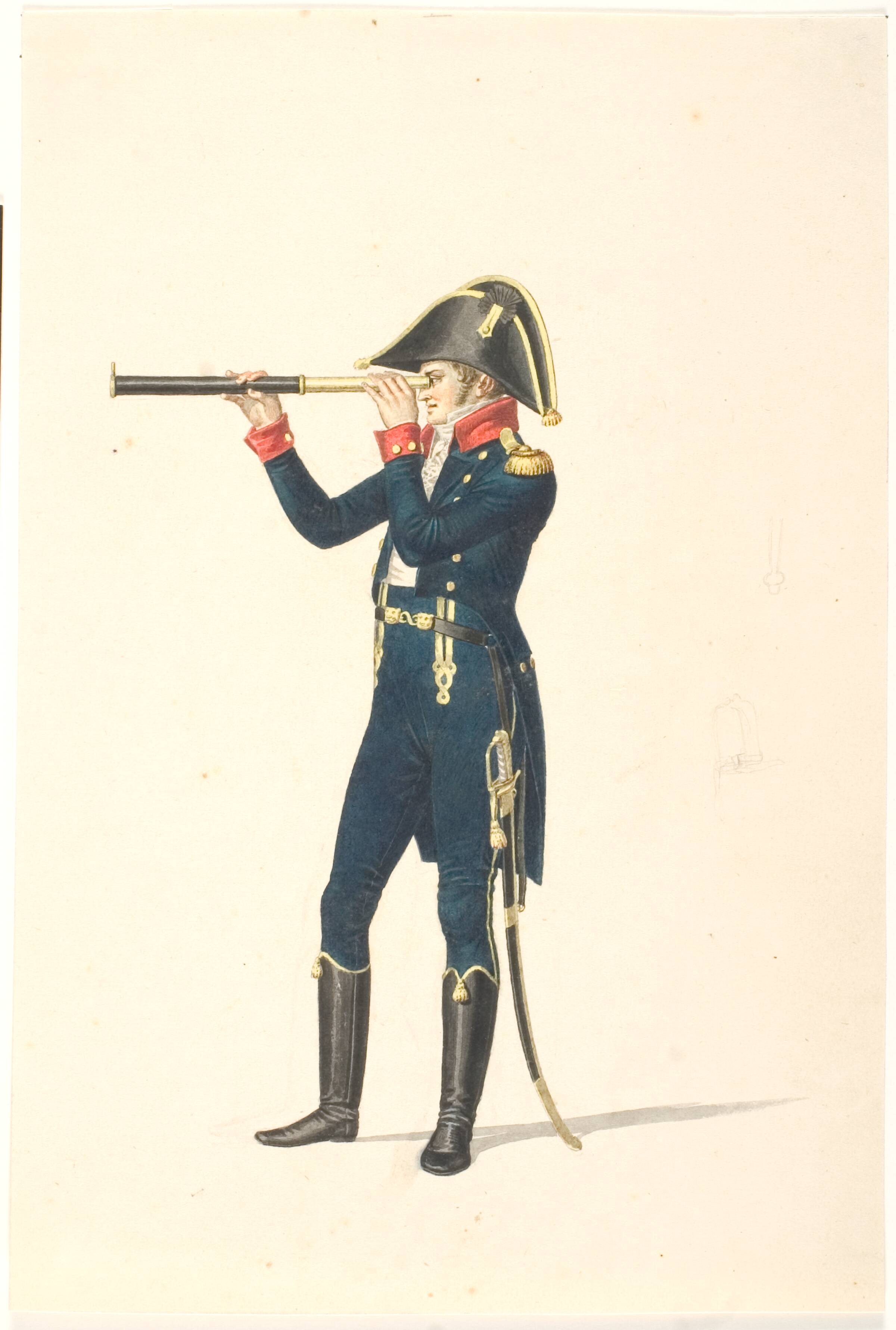 Søofficer, Johannes Senn, 1807