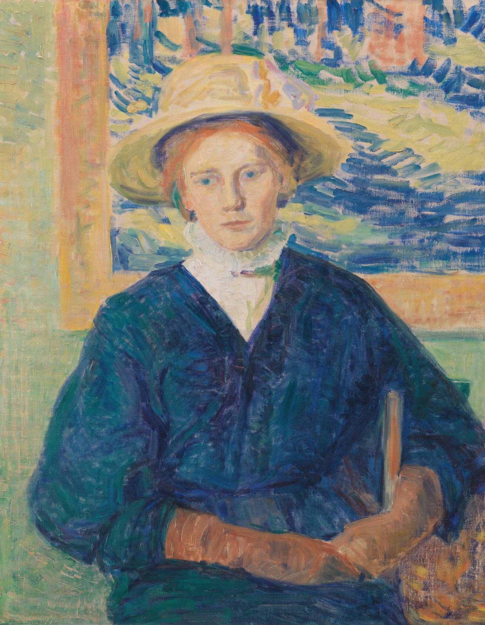 Ung dame, Dagmar Kehlet, Sigurd Swane, 1909