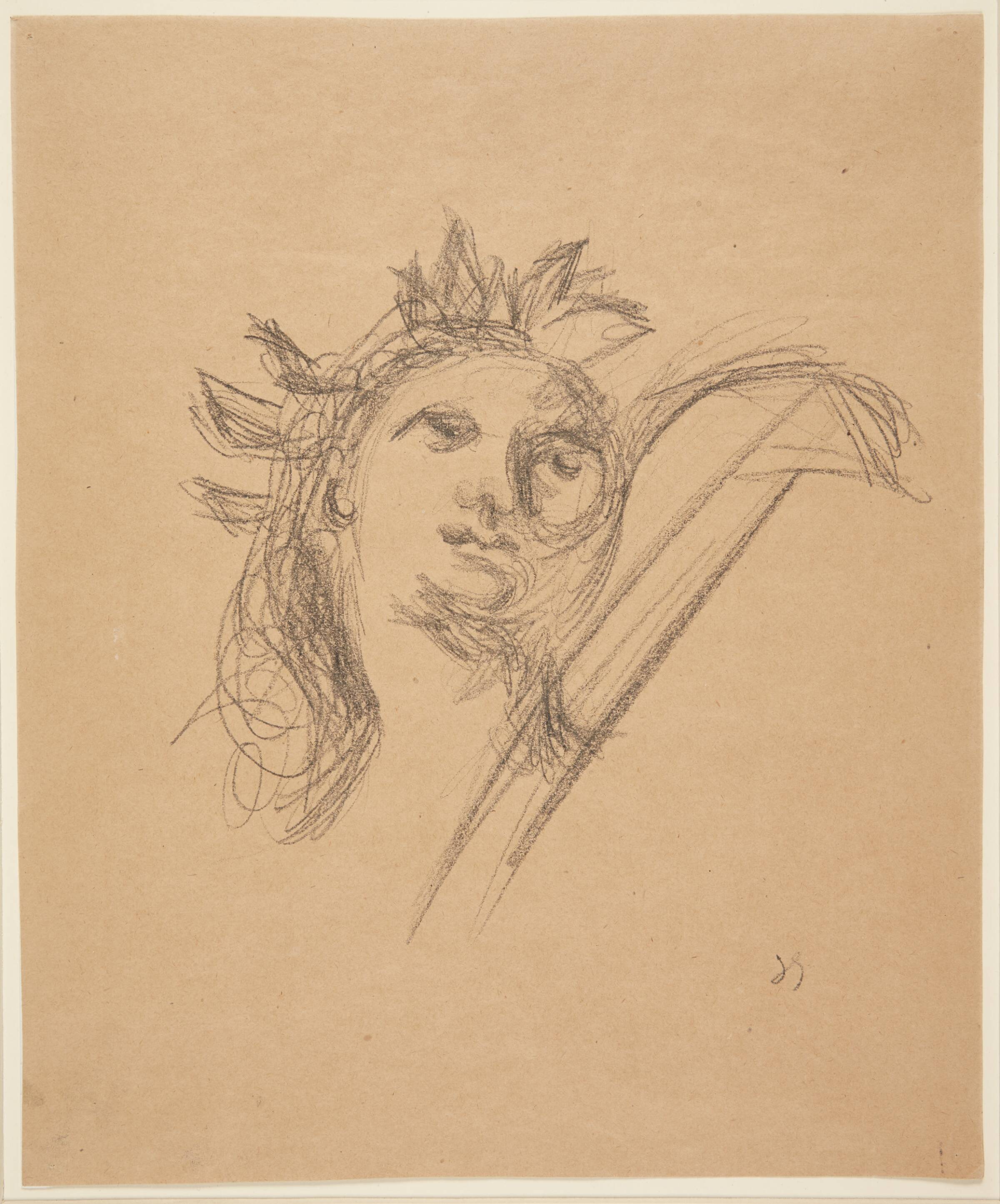 Hoved. Studie efter Raphael, Харальд Гирсинг, 1881-1927