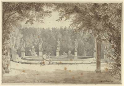 Springvandet i Palazzo Barberinis have, Rom